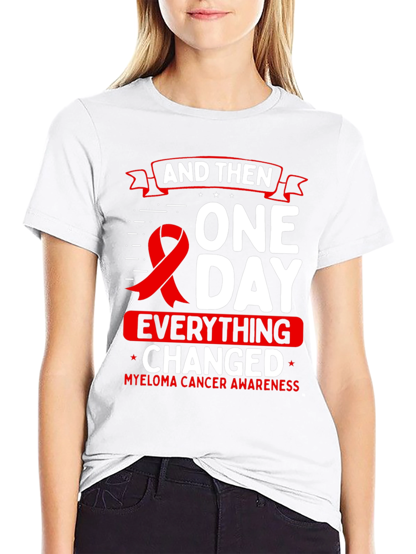 Myeloma Cancer Awareness Graphic Tee