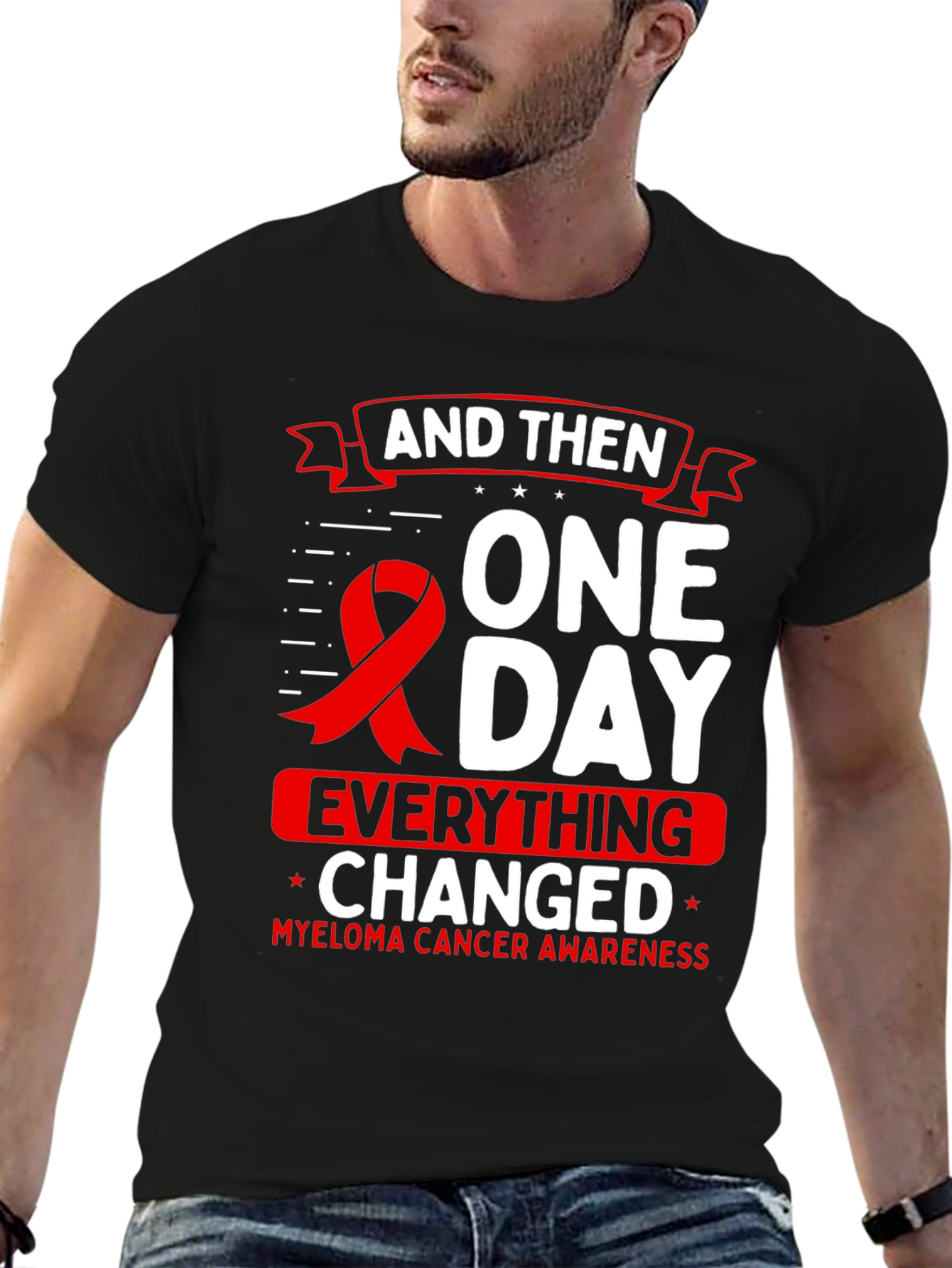 Myeloma Cancer Awareness Graphic Tee