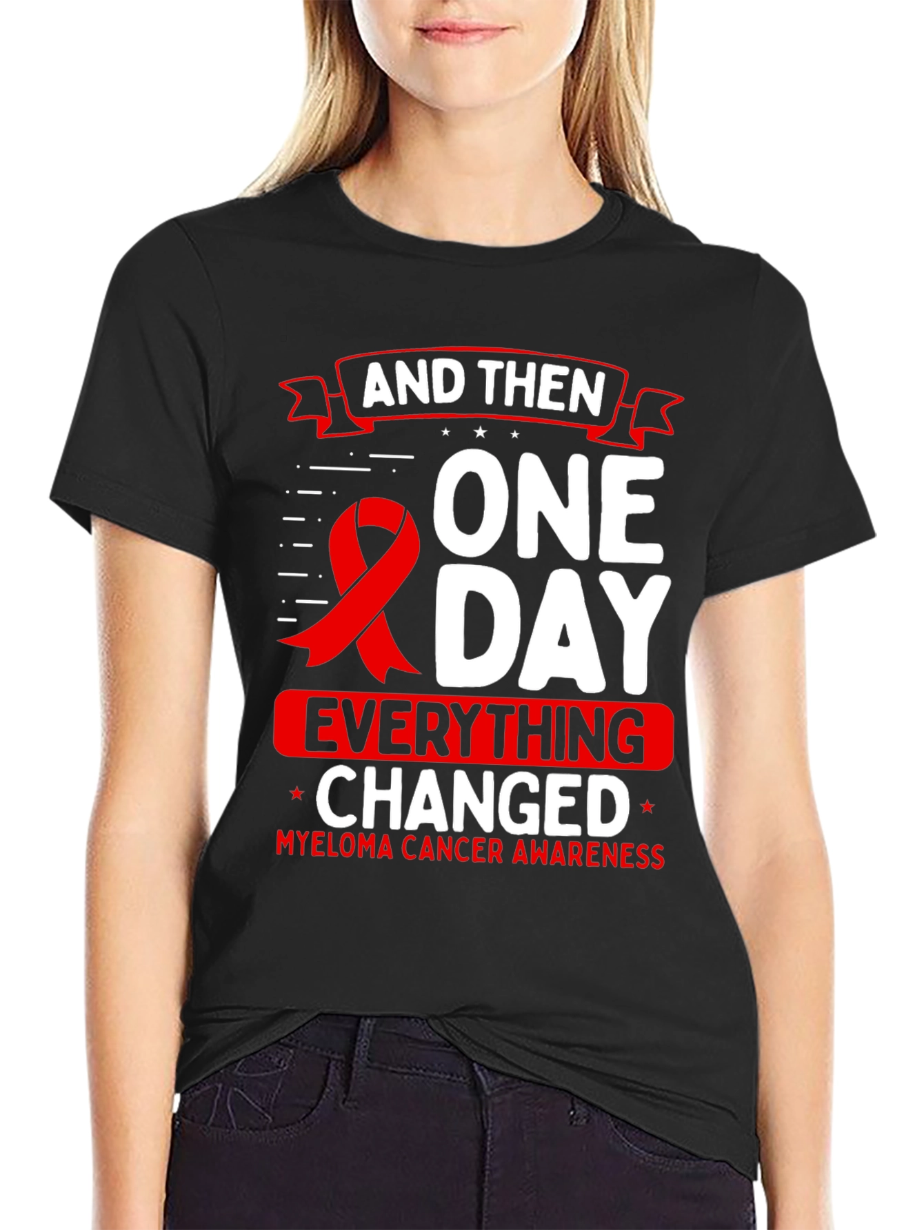 Myeloma Cancer Awareness Graphic Tee