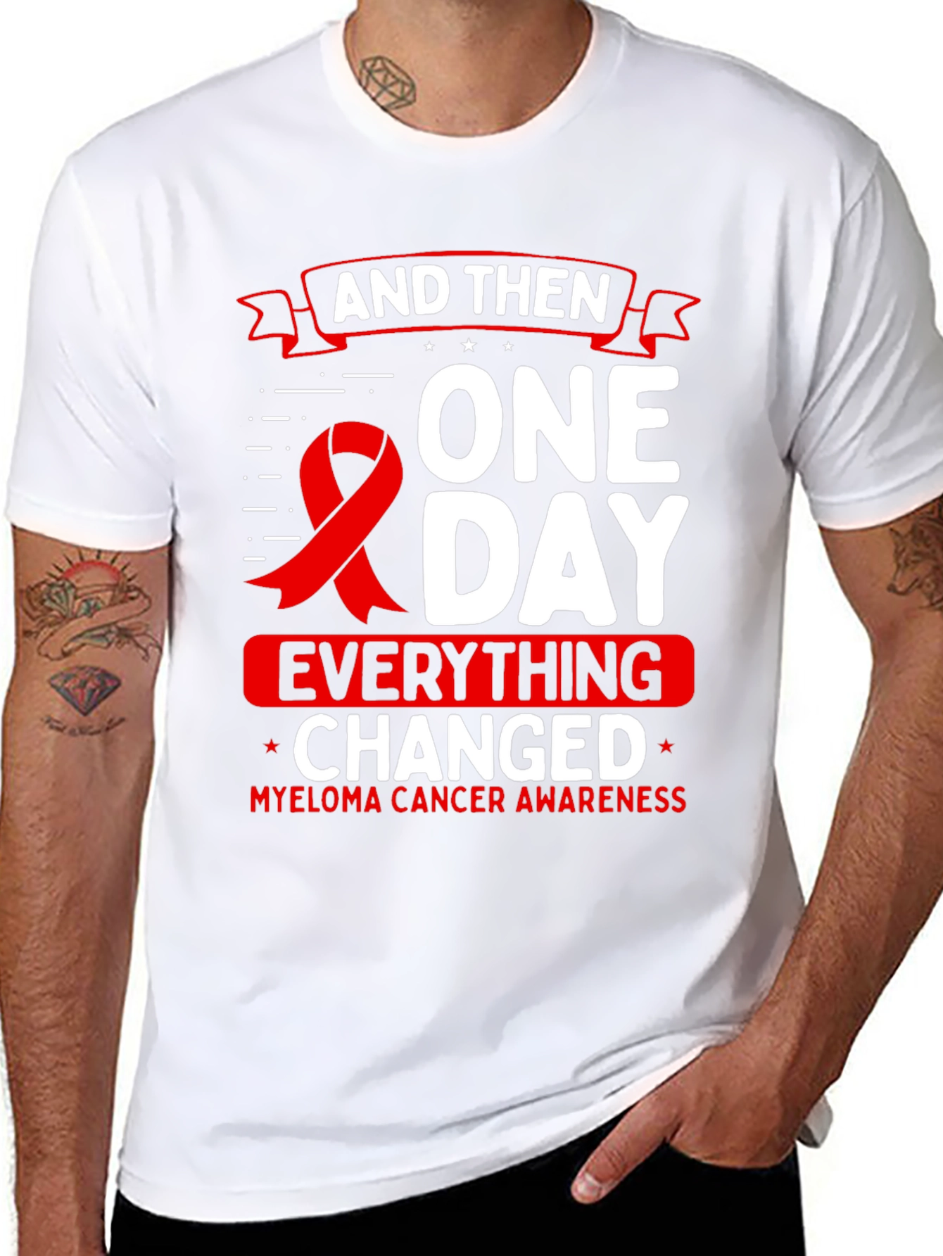 Myeloma Cancer Awareness Graphic Tee