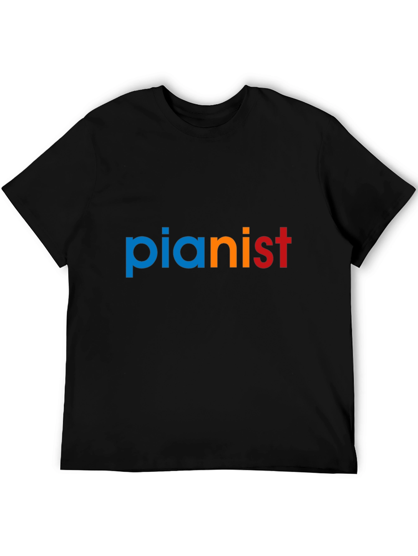 Pianist Graphic Tee - Cool Music Lover Shirt
