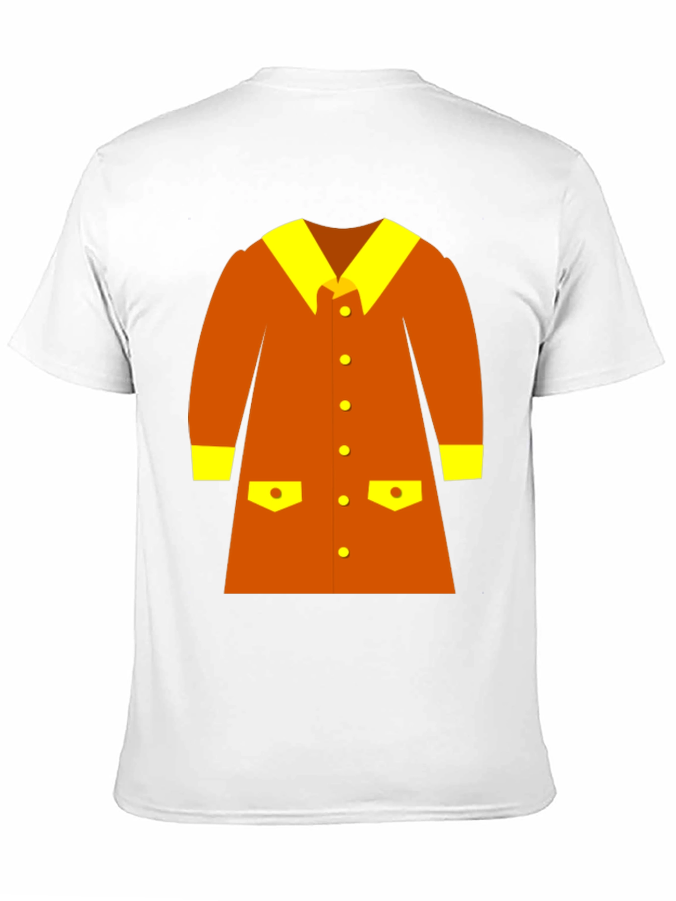Retro Cartoon Coat Graphic Tee - Black