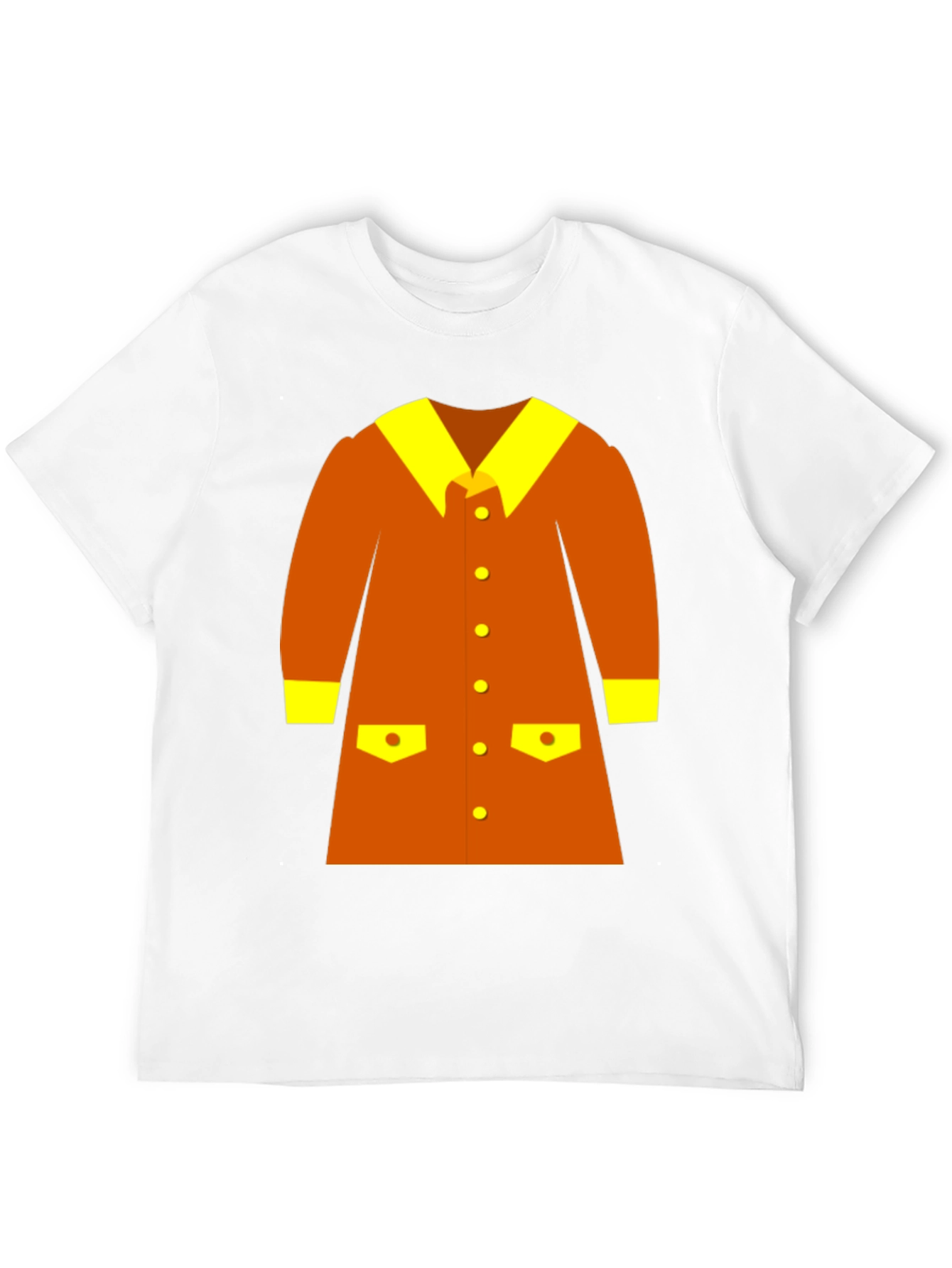 Retro Cartoon Coat Graphic Tee - Black