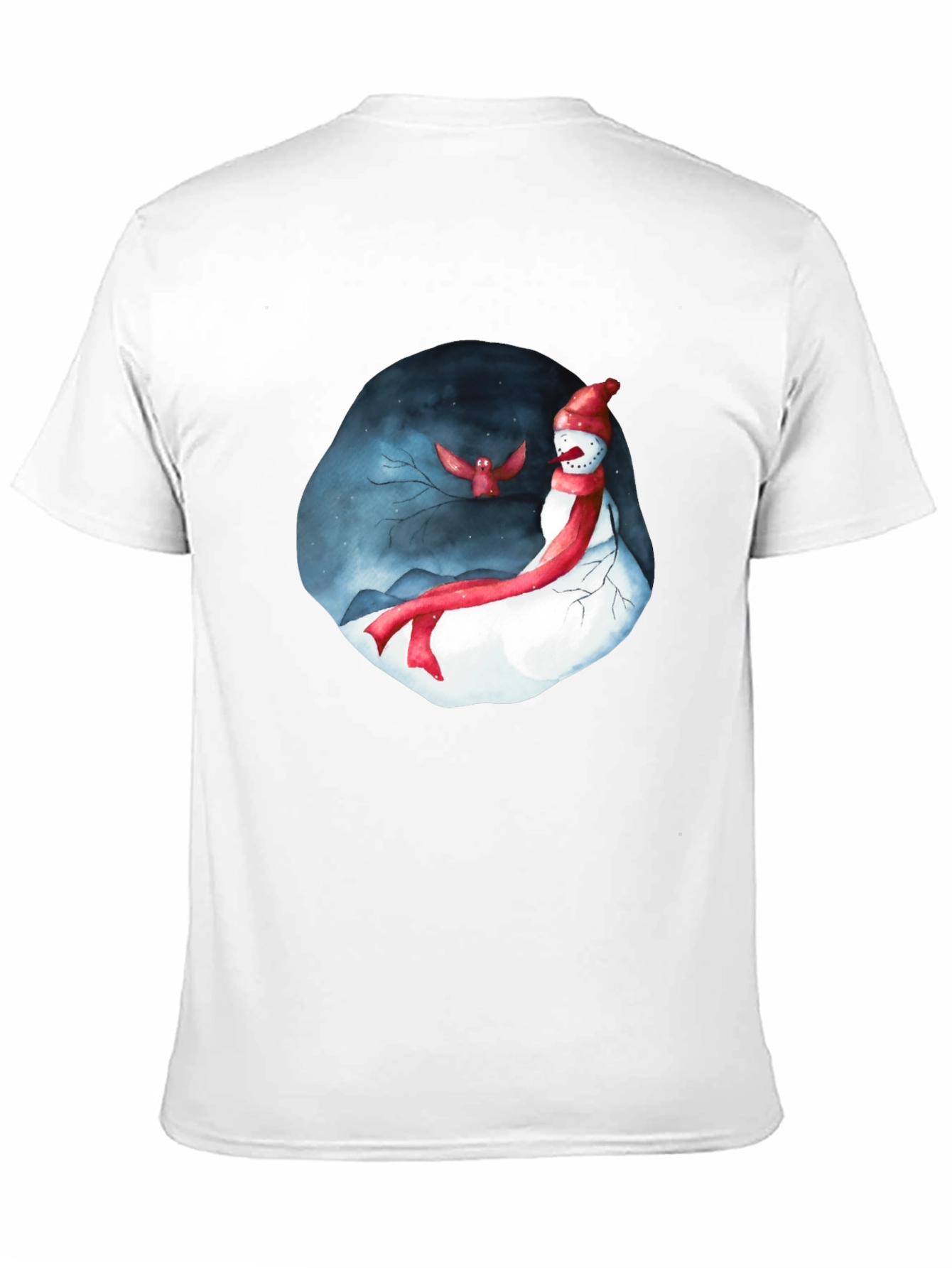 Festive Winter Snowman Graphic Tee