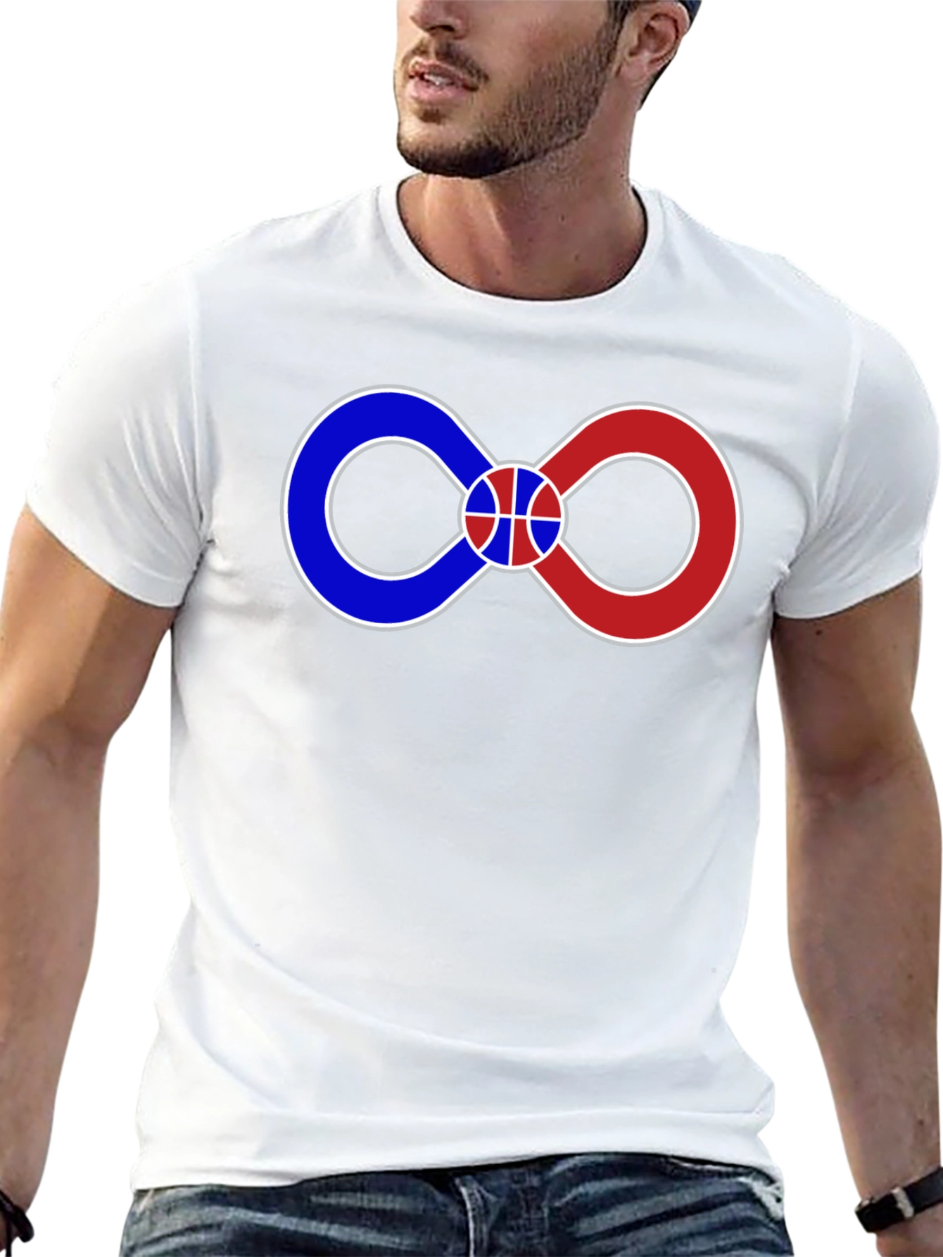 Infinity Basketball Graphic Tee - Black