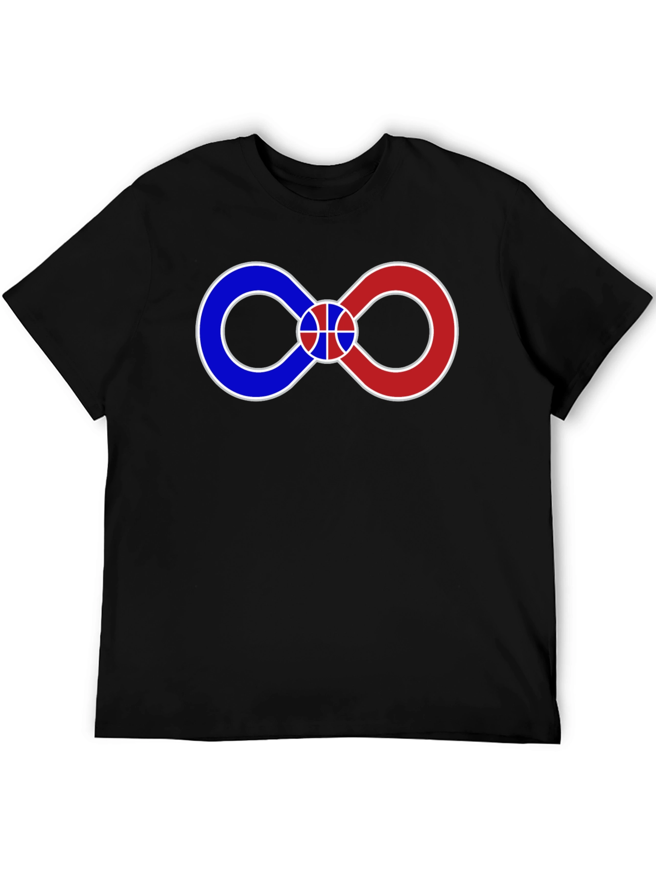 Infinity Basketball Graphic Tee - Black