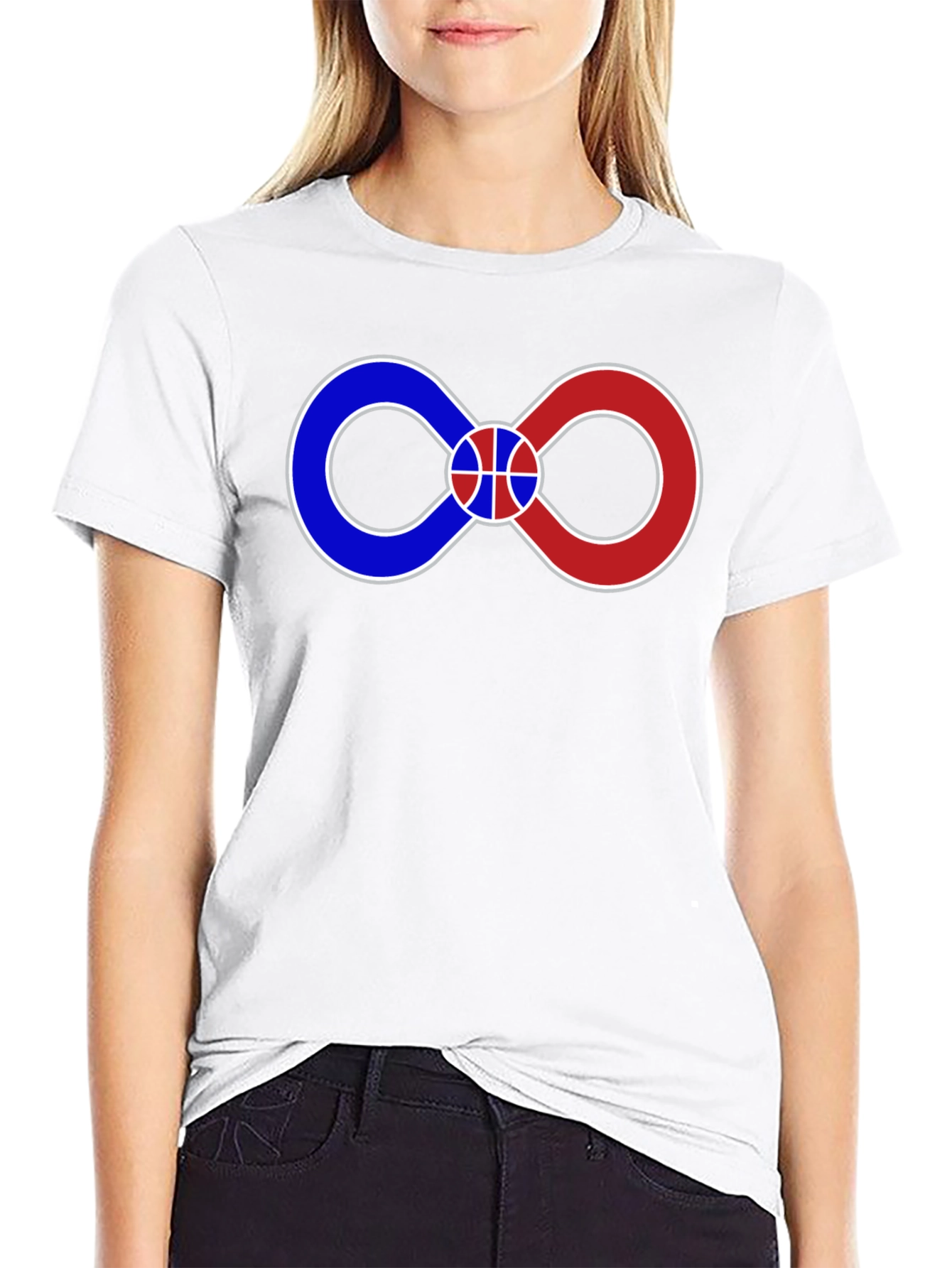 Infinity Basketball Graphic Tee - Black