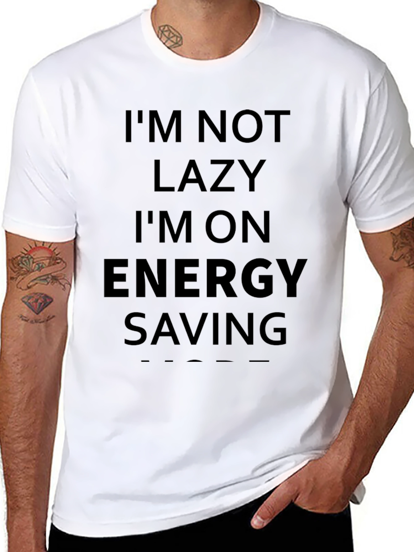 Funny Energy Saving Mode T-Shirt