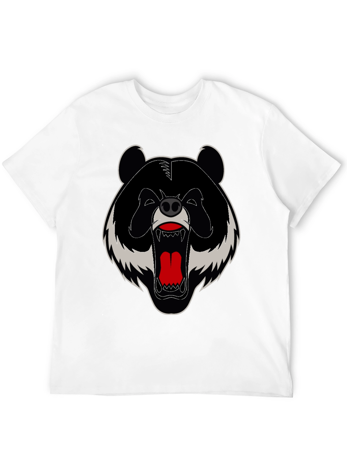 Grizzly Bear Graphic Tee - Bold Black T-Shirt