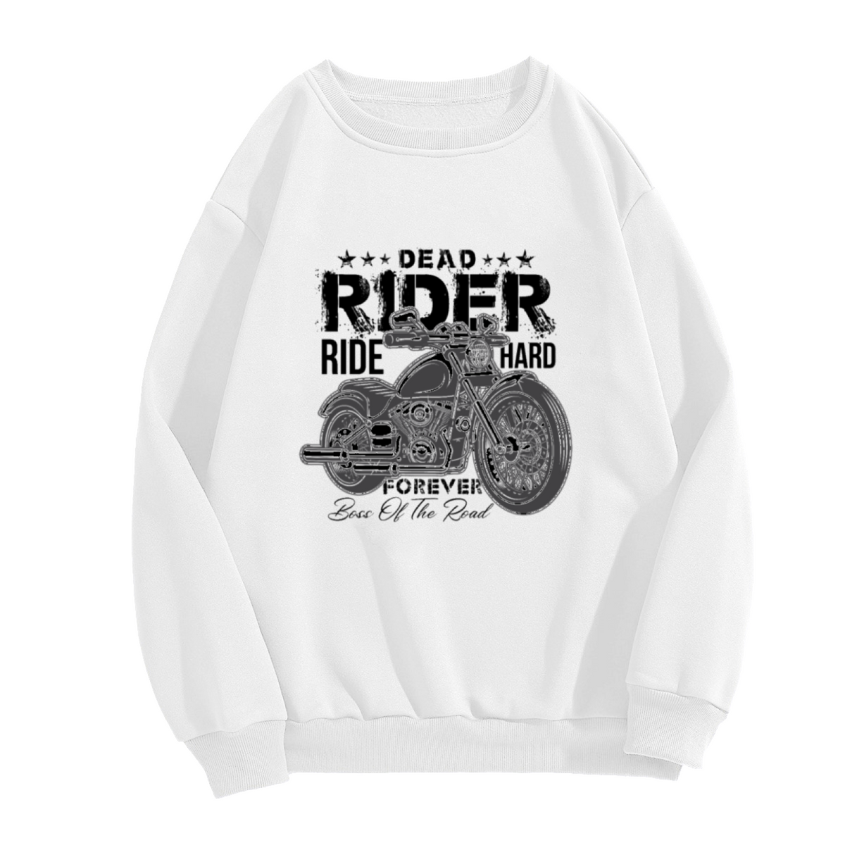 Vintage Motorcycle Graphic - Crewneck Sweatshirt | Motorcycle, Biker, Vintage Gift
