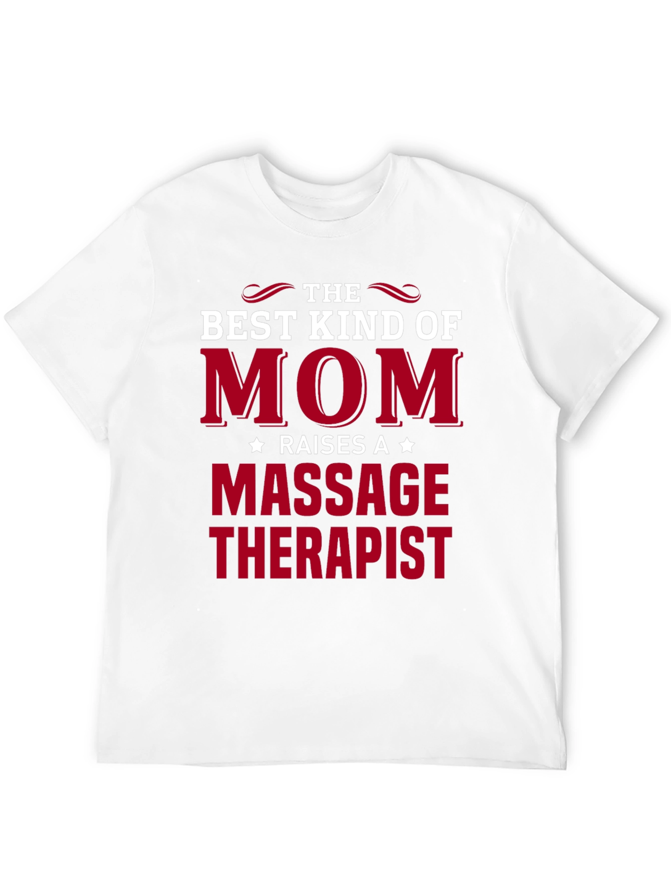Best Kind of Mom Massage Therapist Black T-Shirt