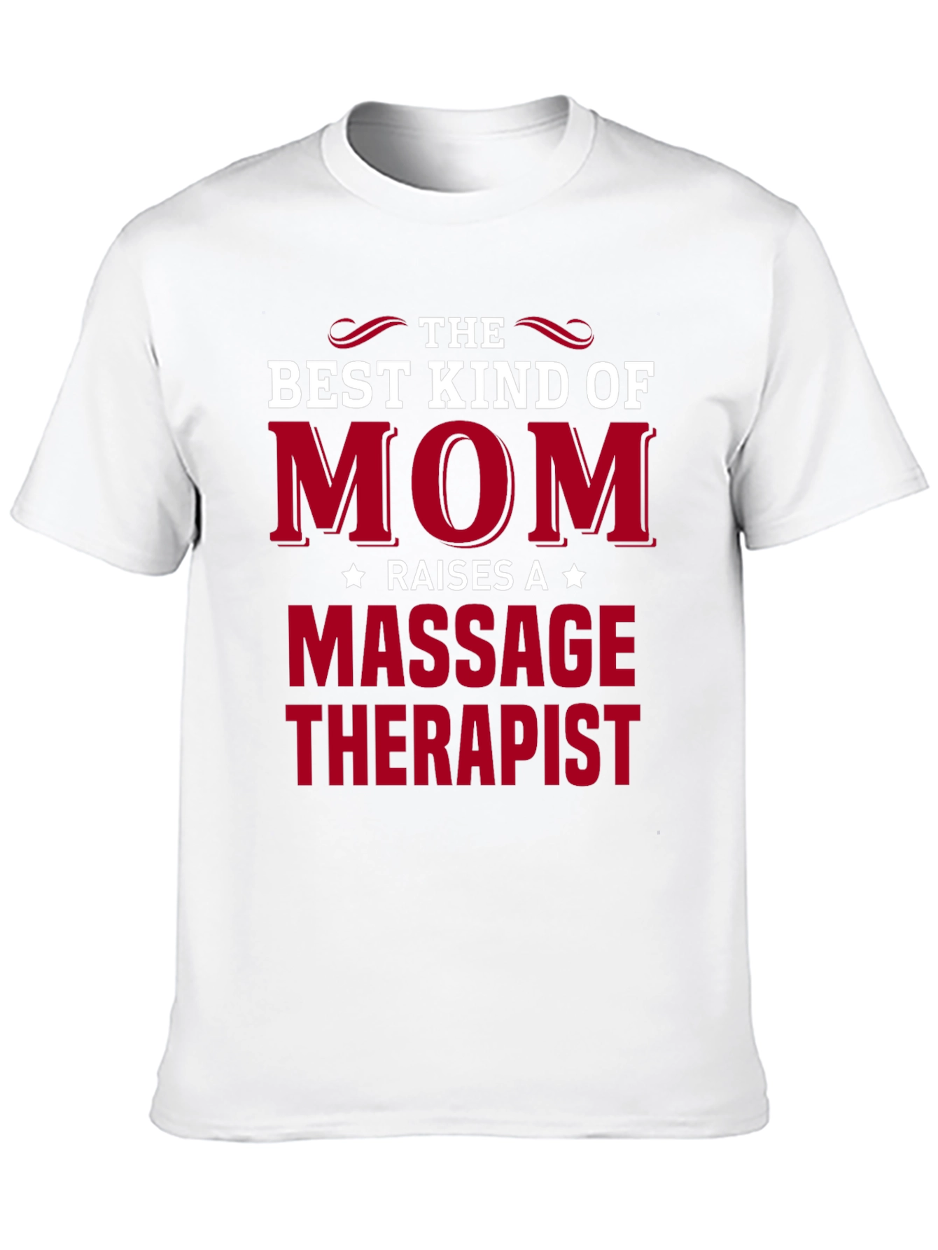 Best Kind of Mom Massage Therapist Black T-Shirt
