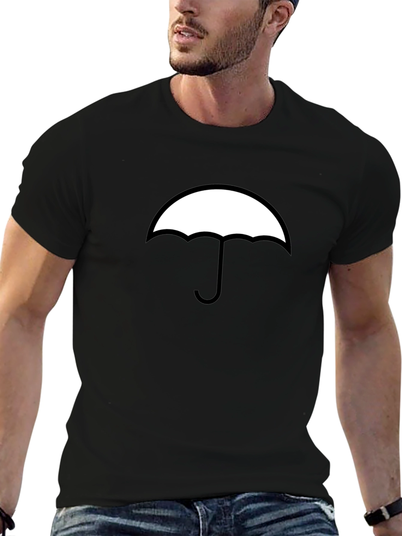 Umbrella Academy Tee - Black Cotton Blend