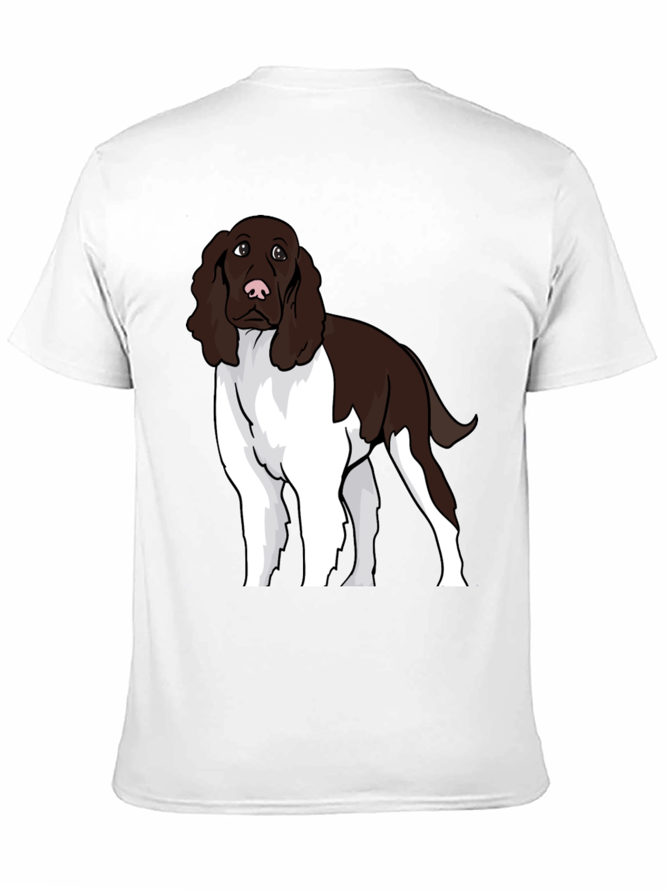 Dog Lovers T-Shirt with Springer Spaniel Design