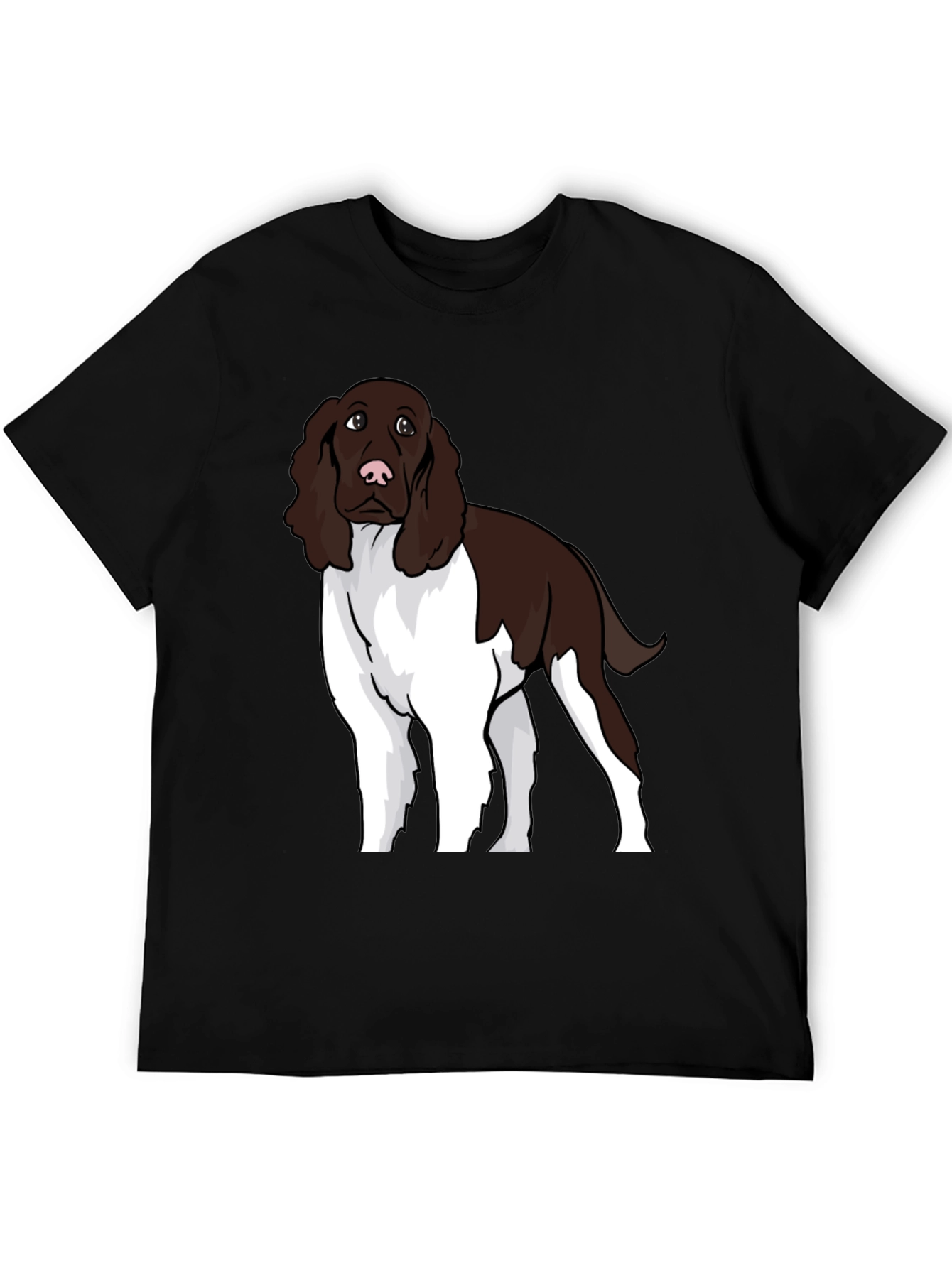 Dog Lovers T-Shirt with Springer Spaniel Design