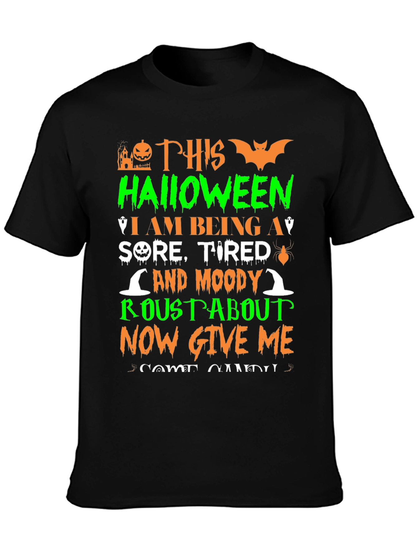 Halloween Sore Tired Moody T-Shirt