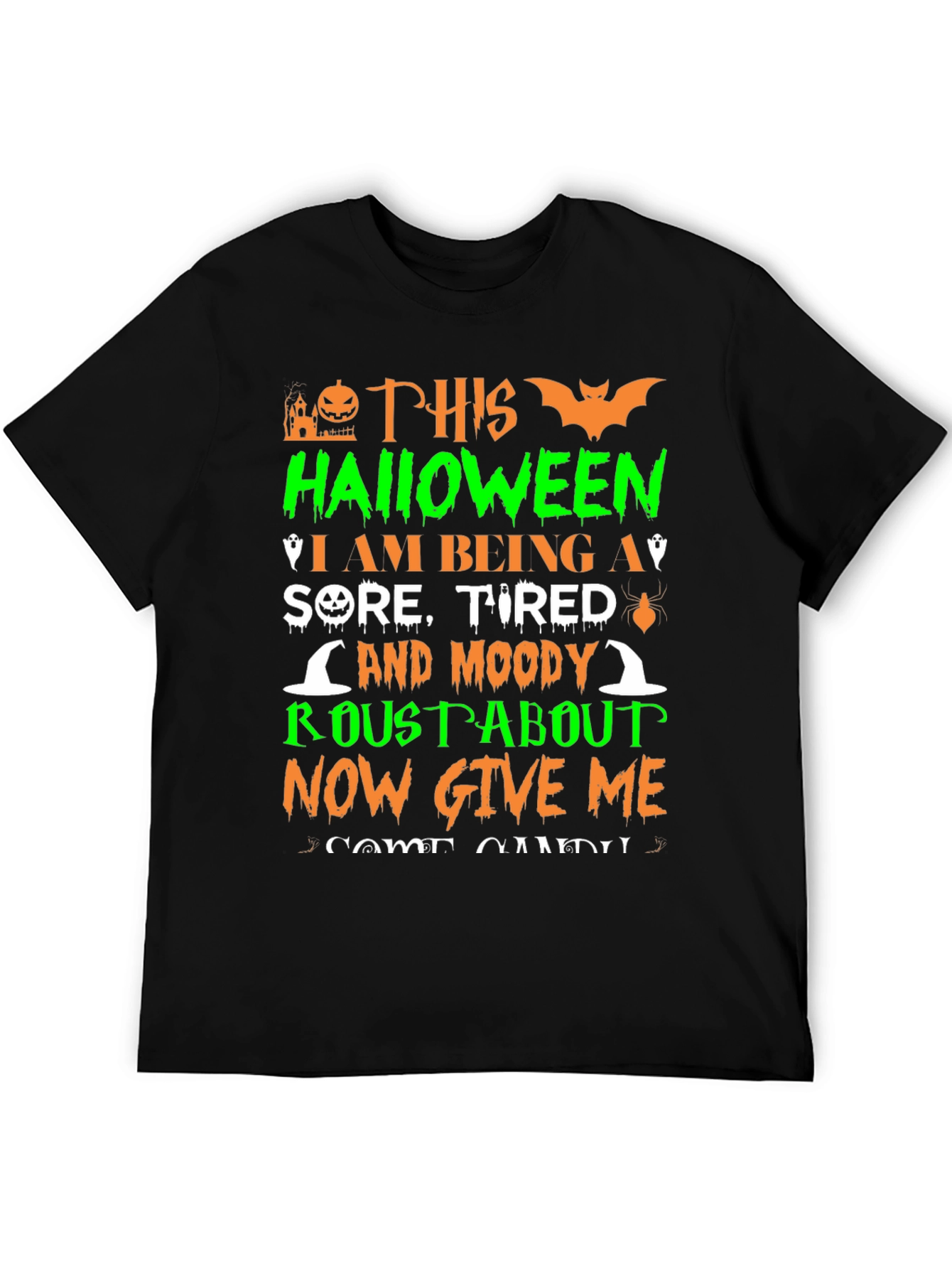 Halloween Sore Tired Moody T-Shirt