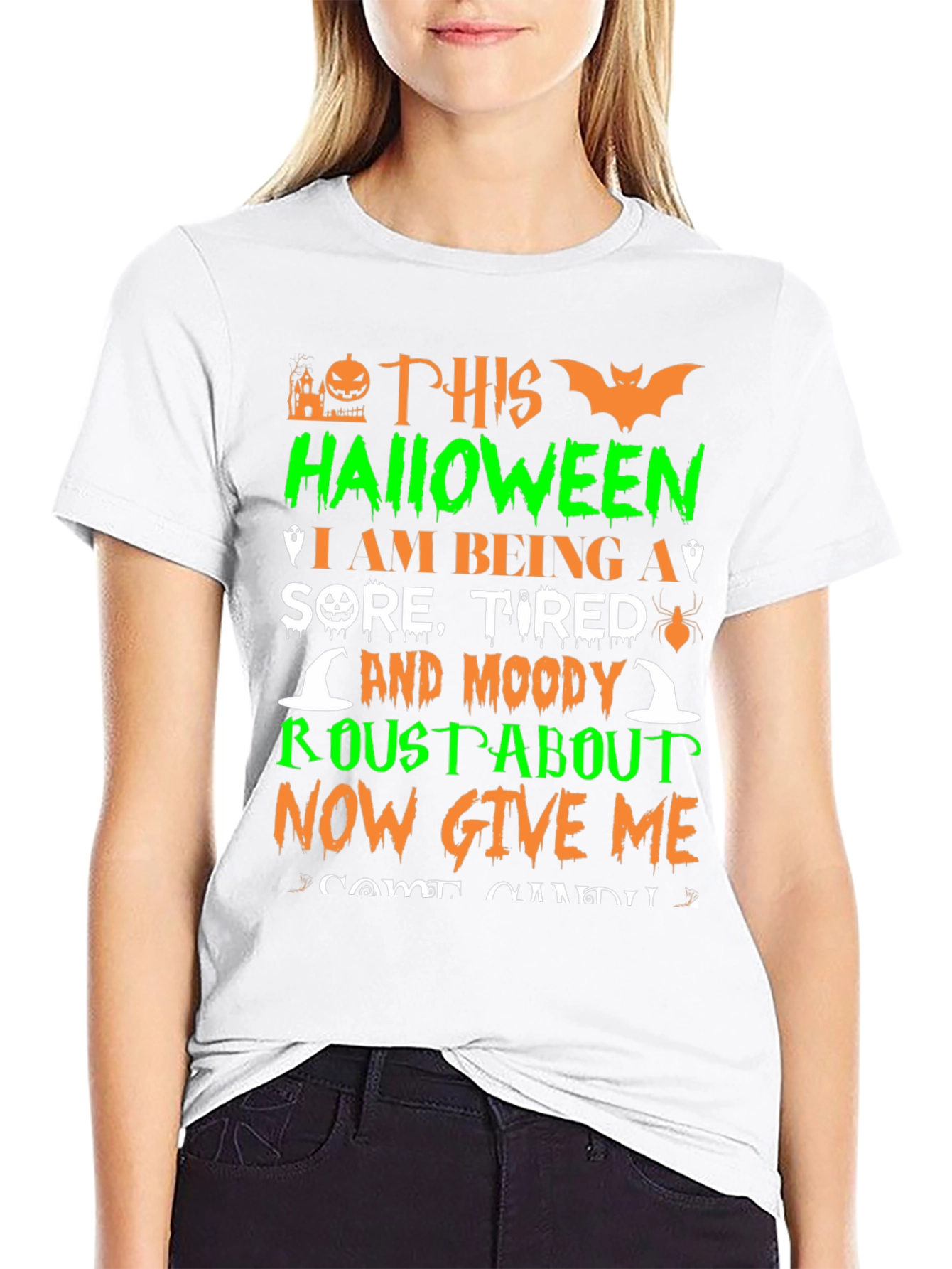 Halloween Sore Tired Moody T-Shirt
