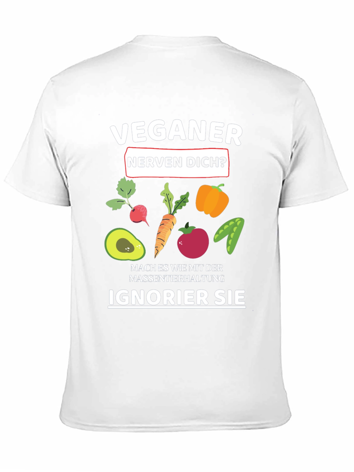 Vegan Slogan T-Shirt - Black Vegan Humor Tee