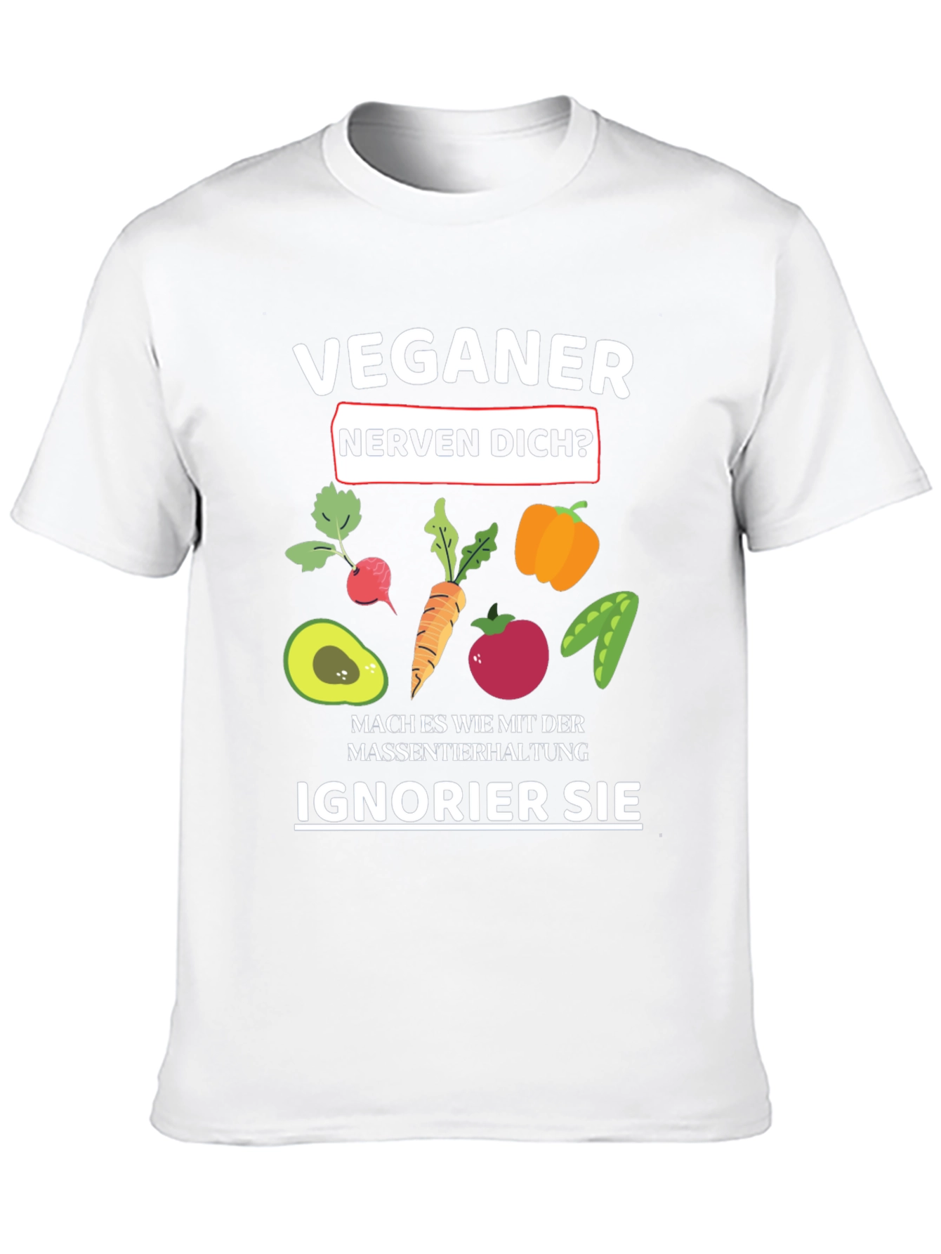 Vegan Slogan T-Shirt - Black Vegan Humor Tee