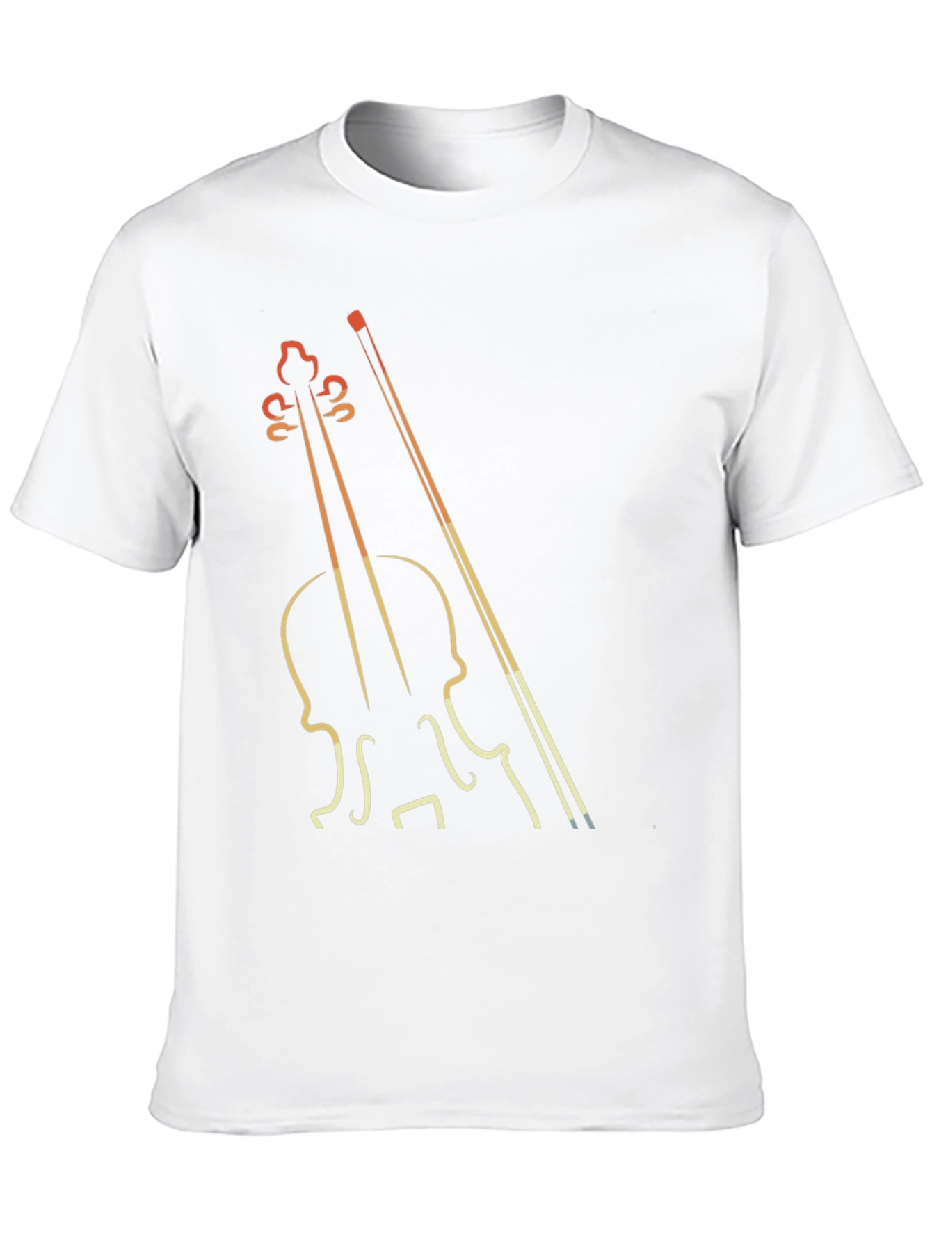 Violin Graphic Tee - Musician T-Shirt