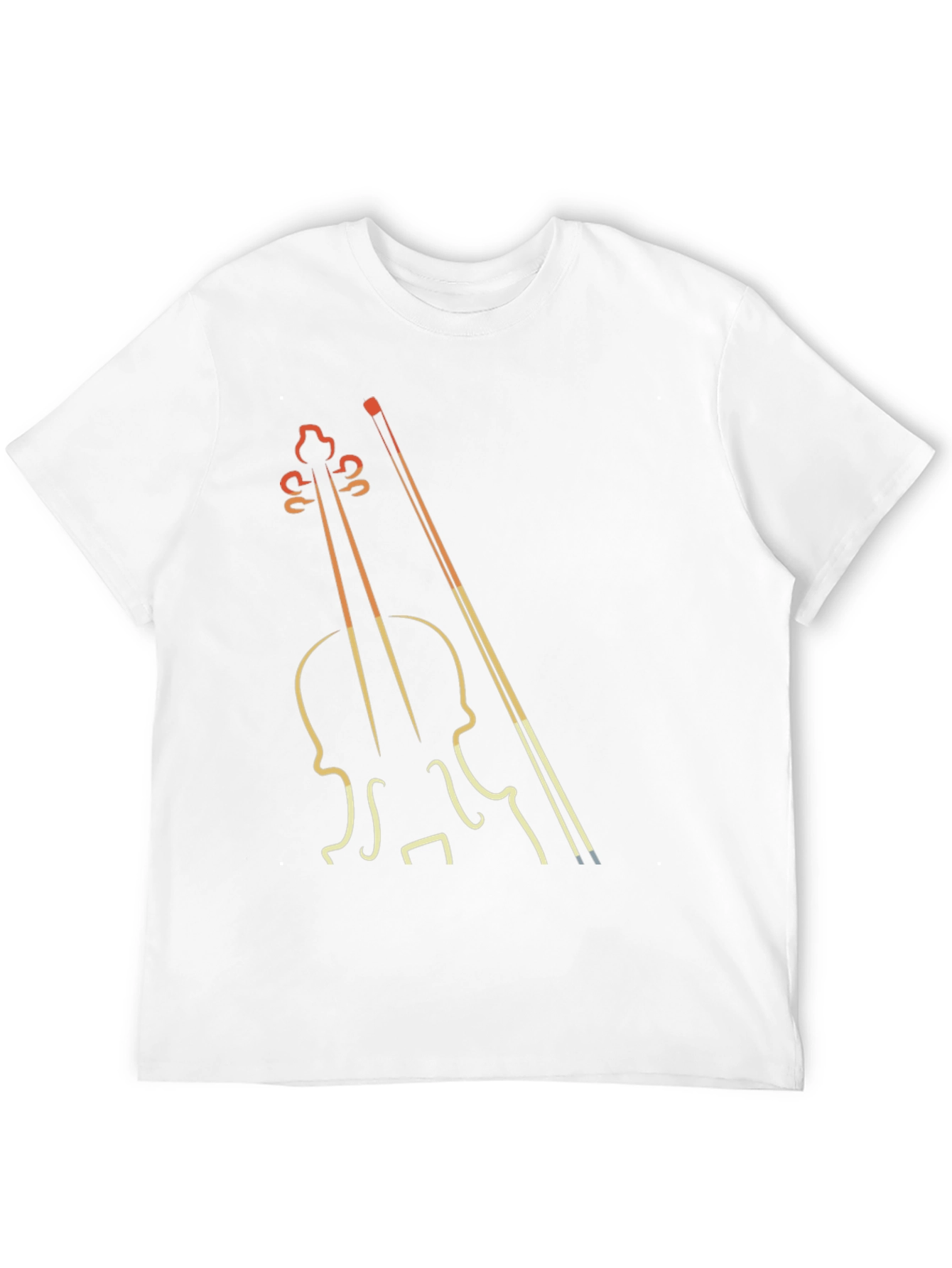 Violin Graphic Tee - Musician T-Shirt