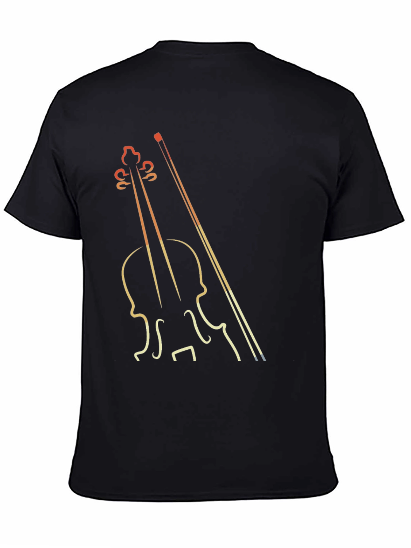 Violin Graphic Tee - Musician T-Shirt