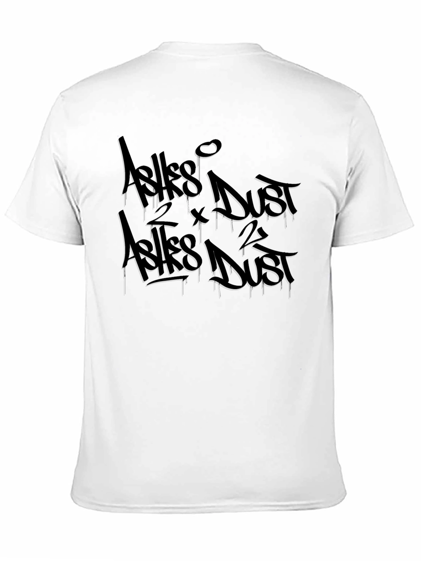 Ashlike Dust T-Shirt - Gothic Black Tee