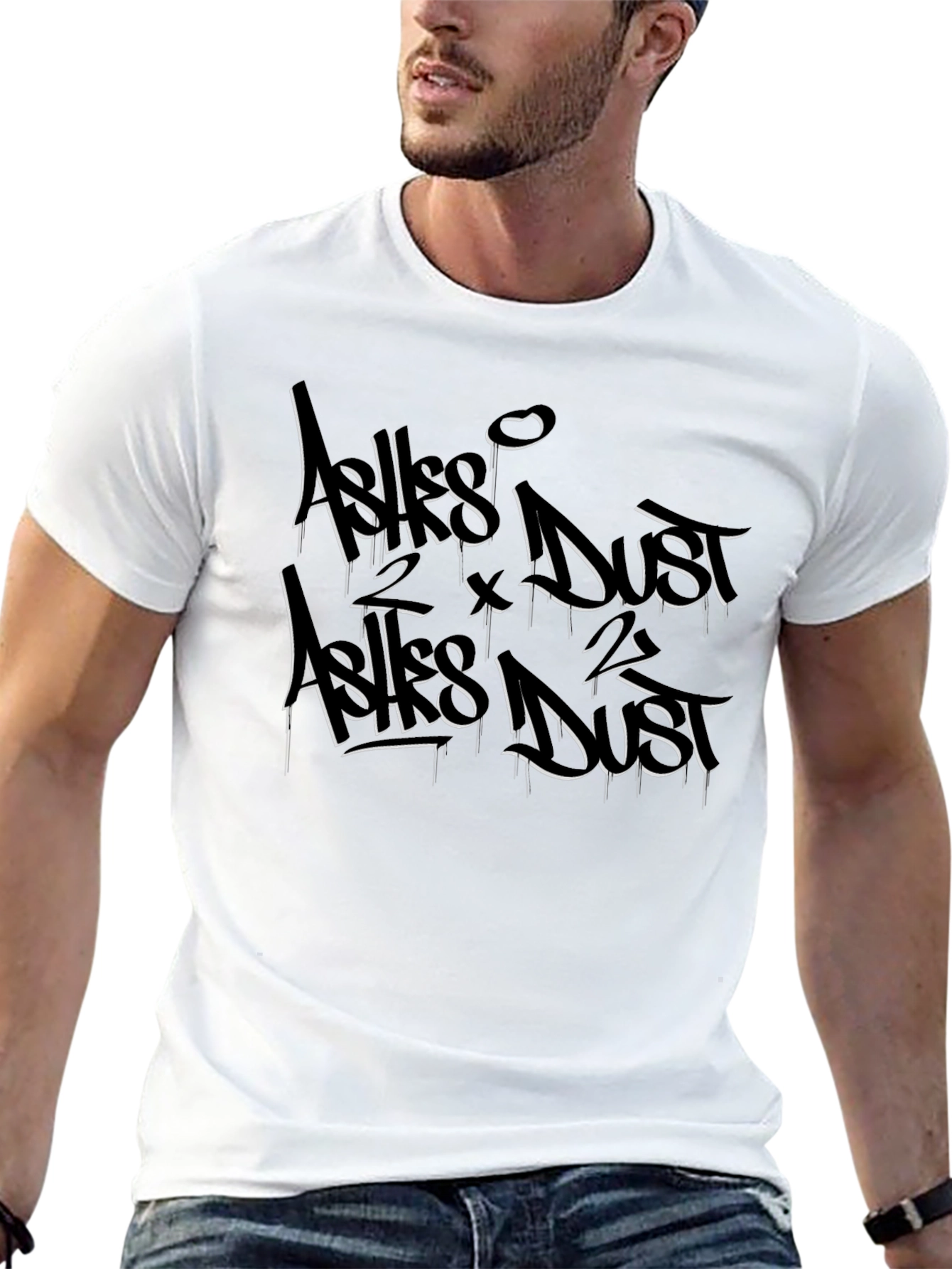 Ashlike Dust T-Shirt - Gothic Black Tee