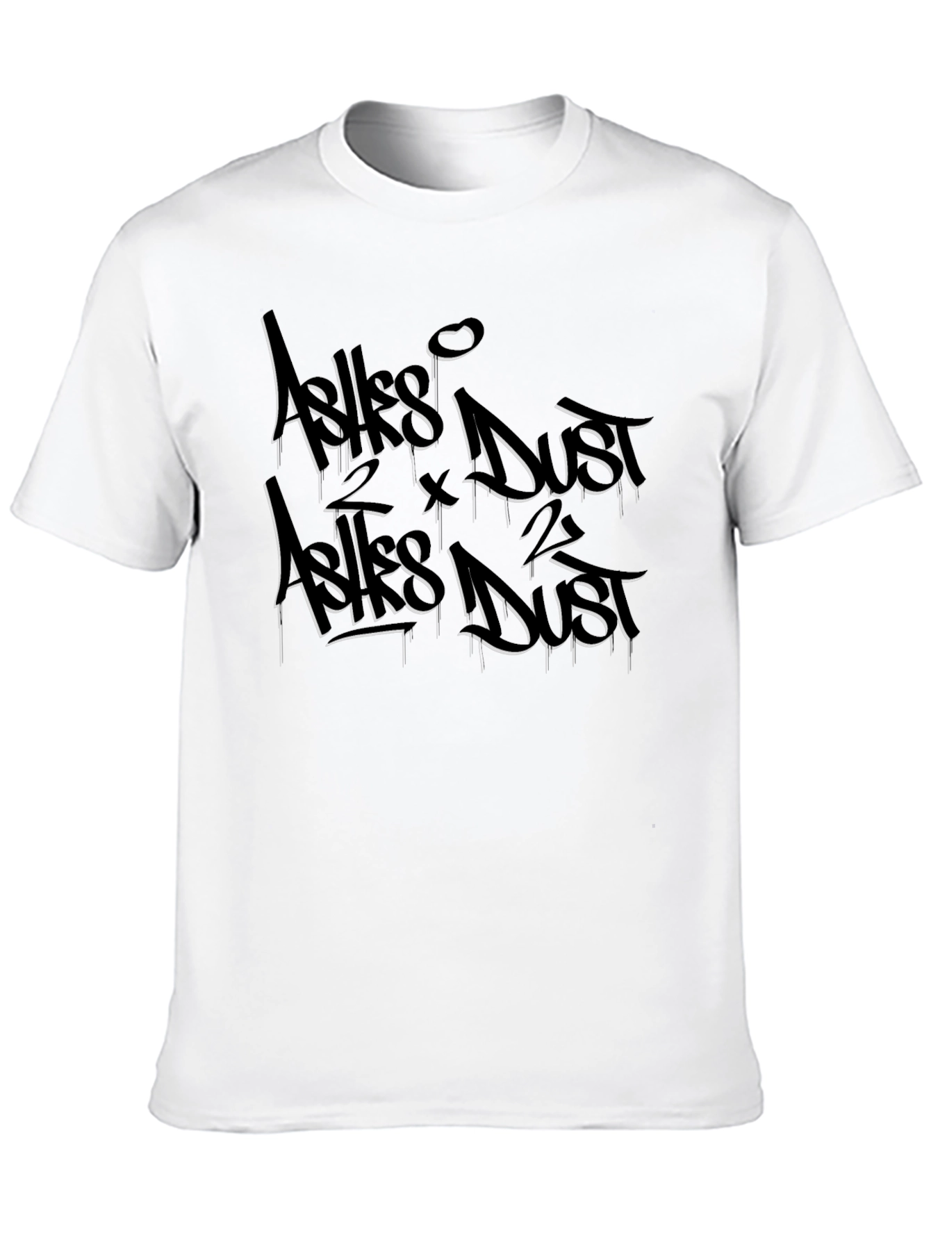 Ashlike Dust T-Shirt - Gothic Black Tee