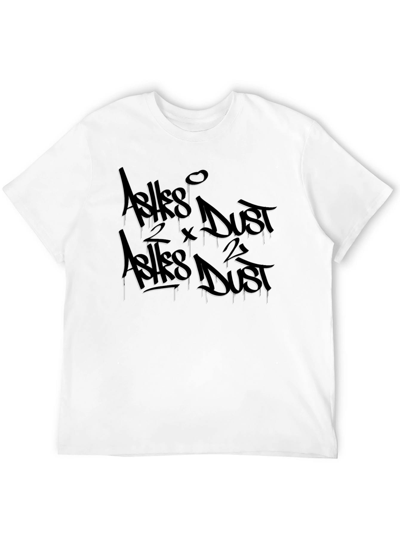 Ashlike Dust T-Shirt - Gothic Black Tee
