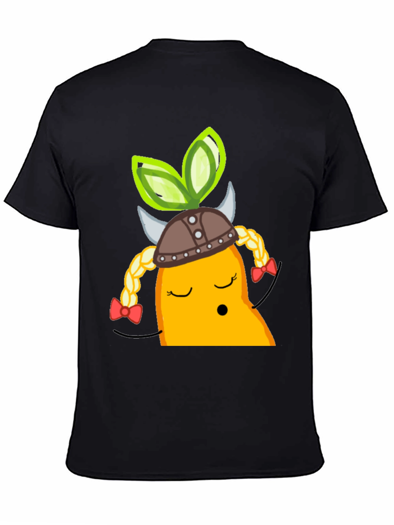 Viking Pear Cartoon Graphic Tee