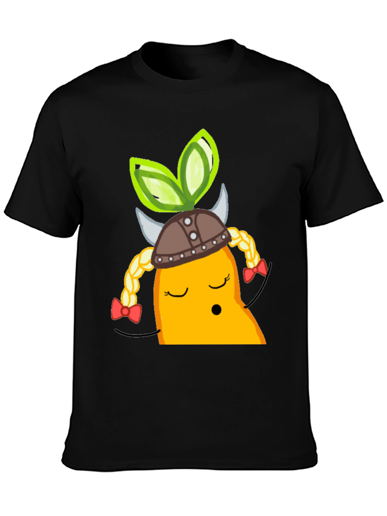 Viking Pear Cartoon Graphic Tee