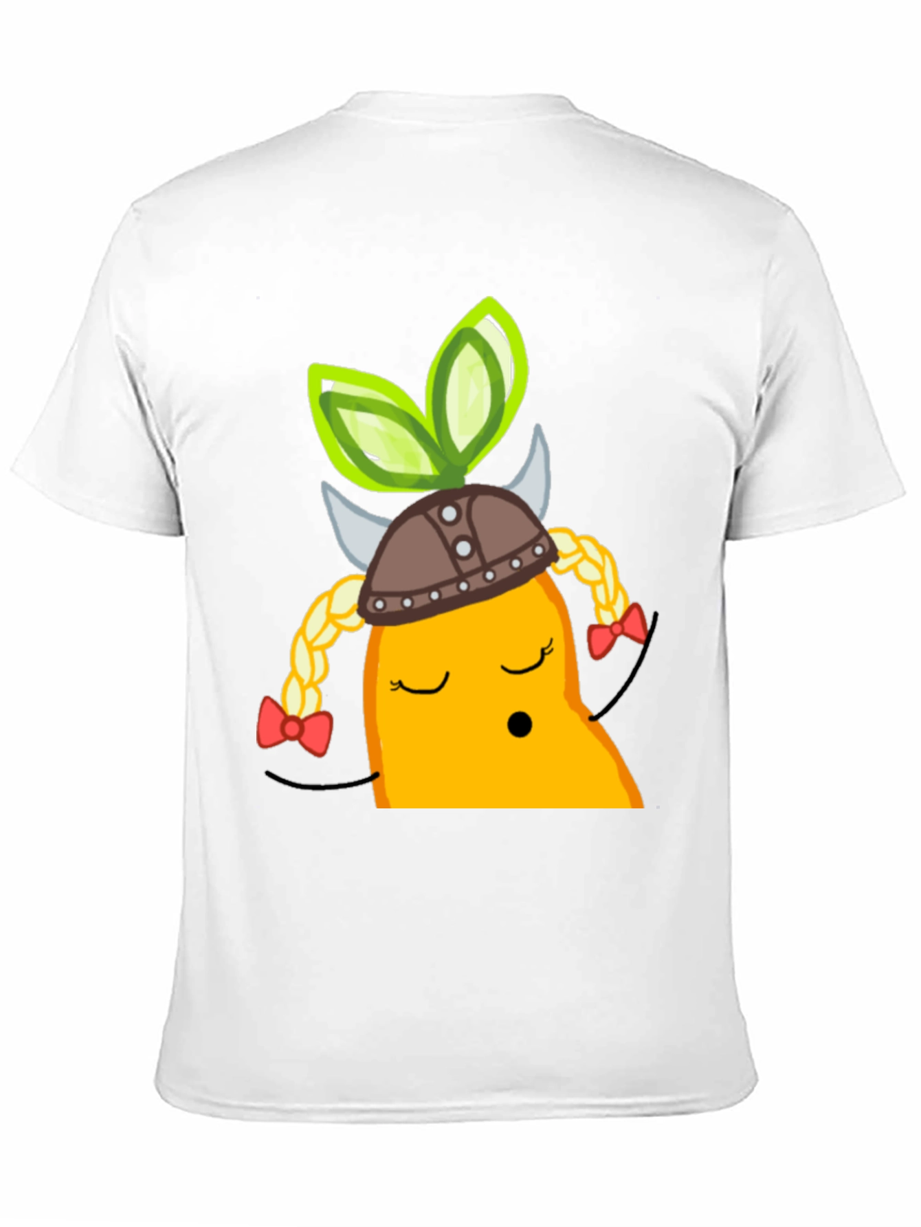 Viking Pear Cartoon Graphic Tee