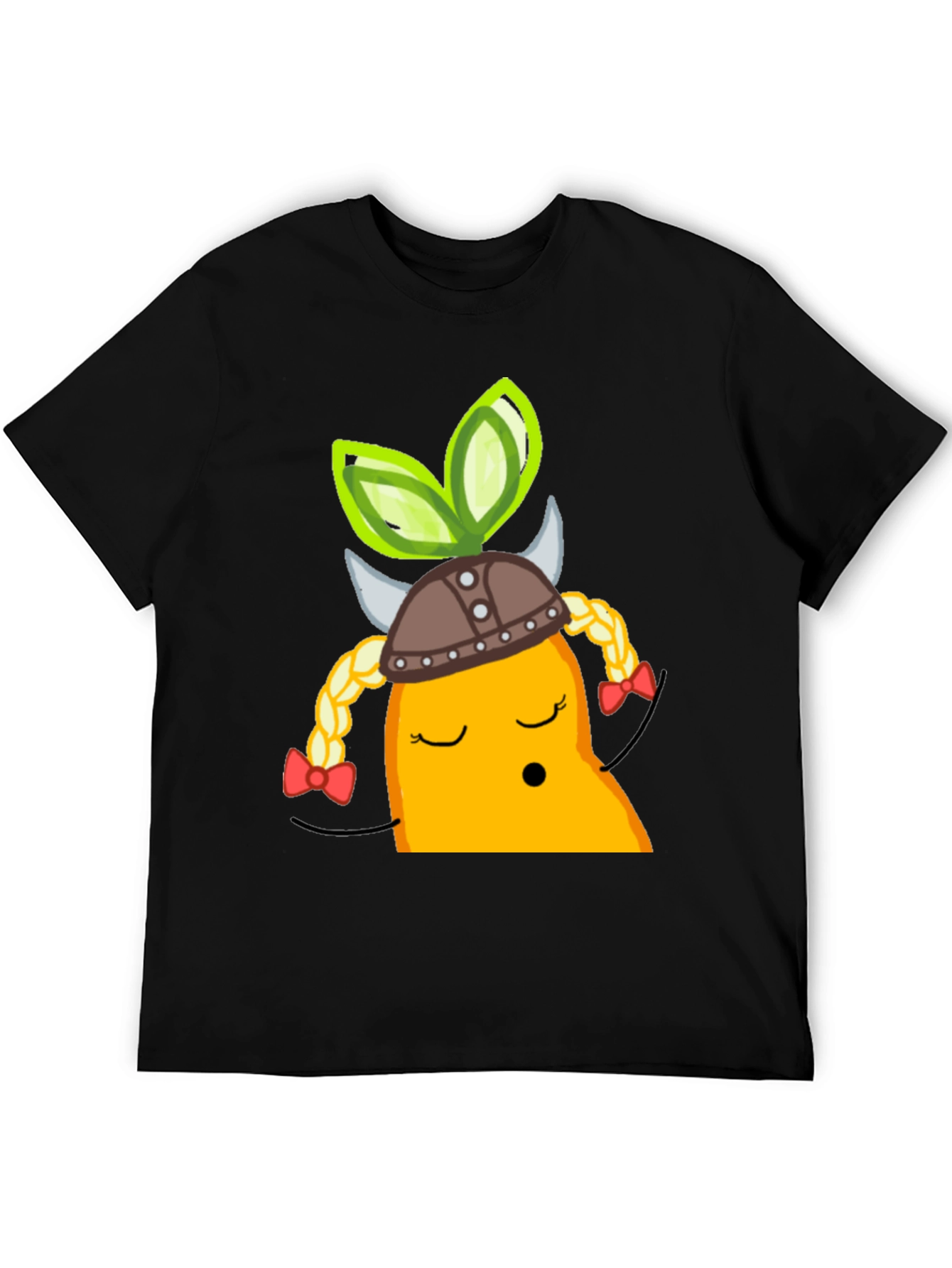 Viking Pear Cartoon Graphic Tee