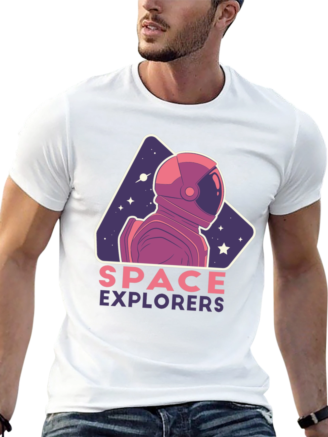 Space Explorers Graphic T-Shirt