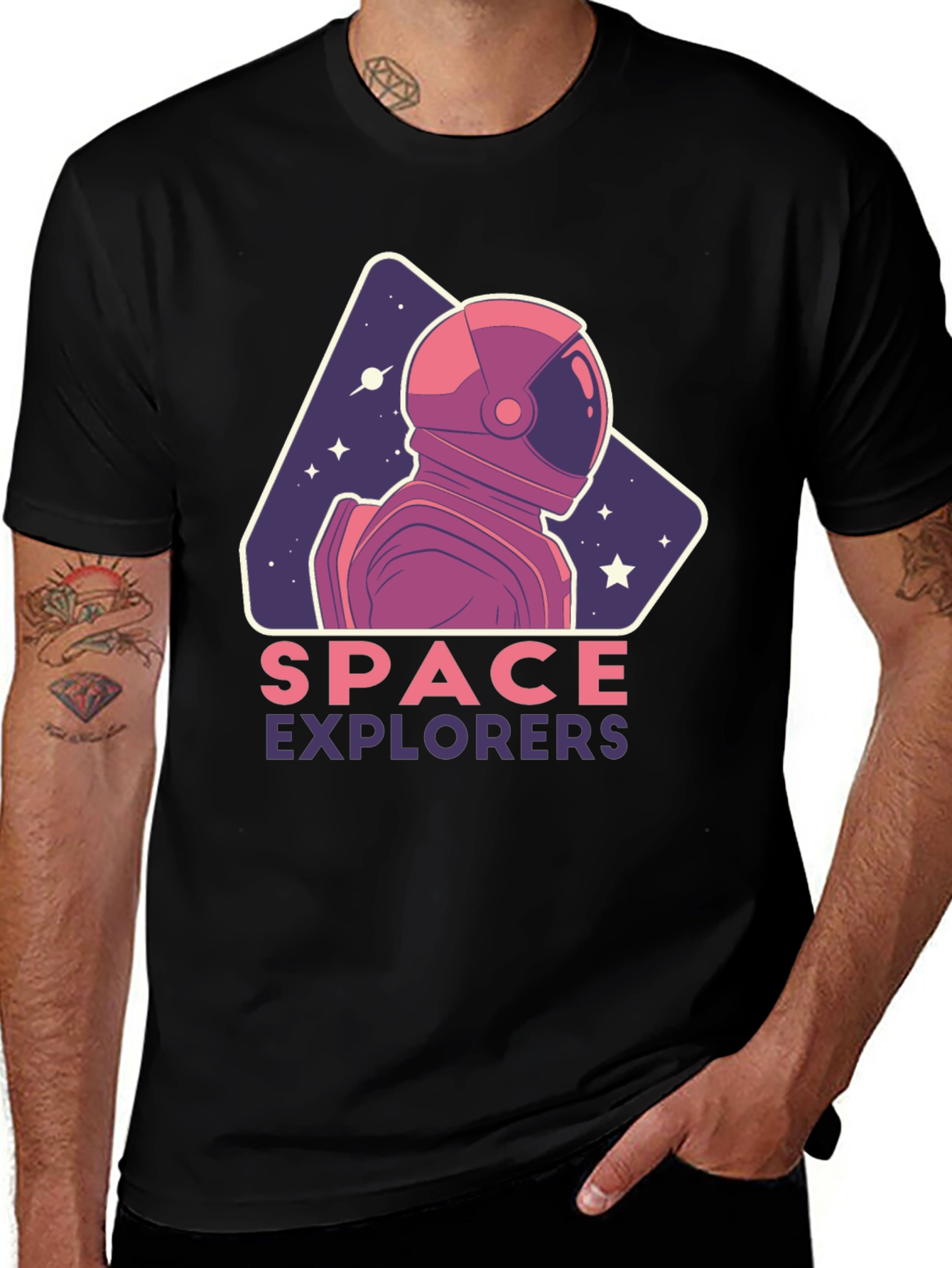 Space Explorers Graphic T-Shirt