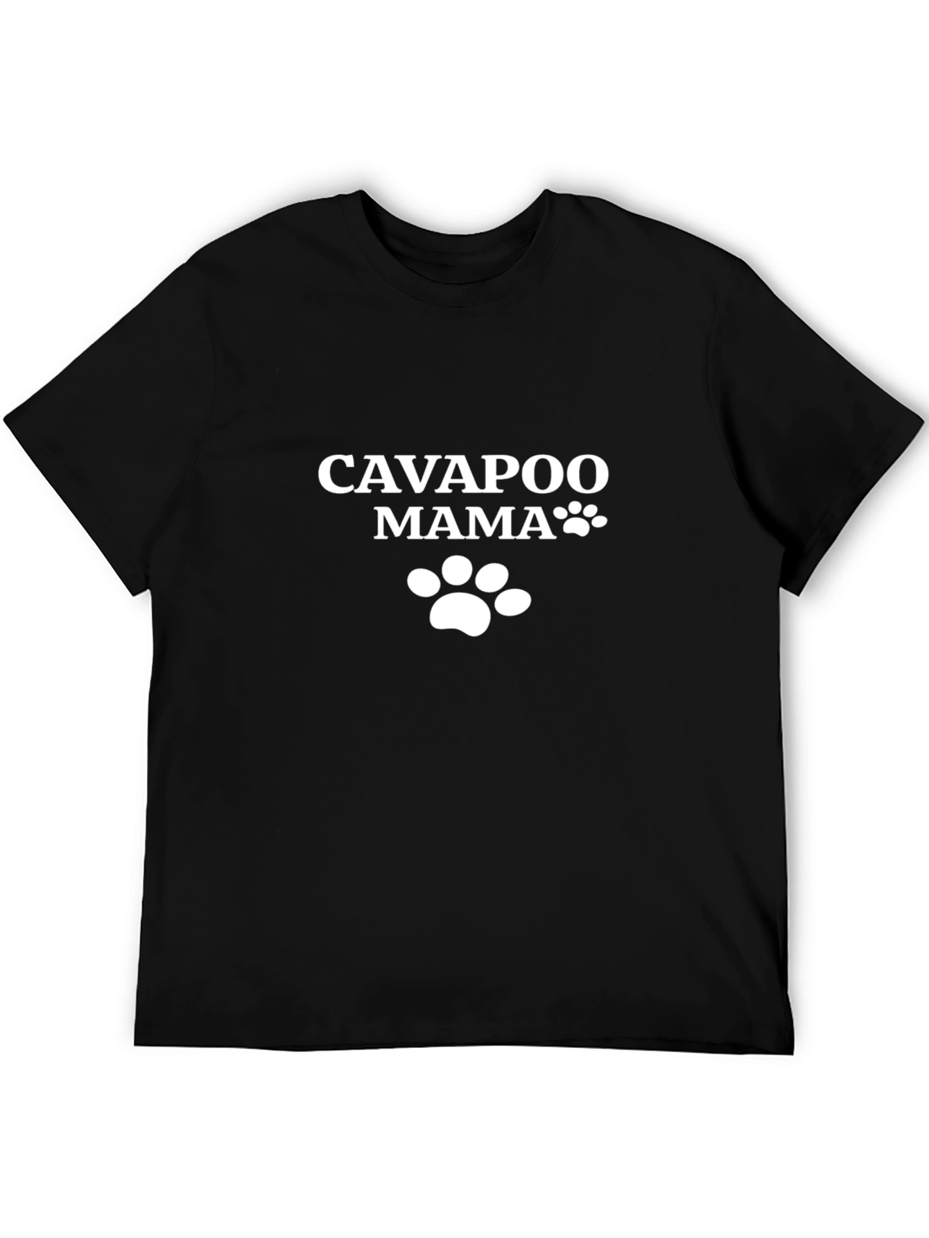 Cavapoo Mama Black T-Shirt - Dog Lover Gift