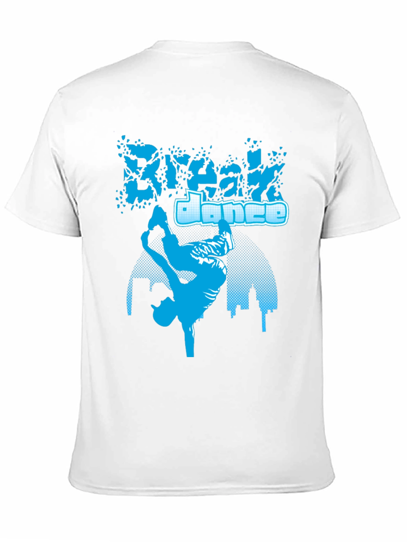 Break Dance Graphic Tee - Stylish Black Cotton T-Shirt