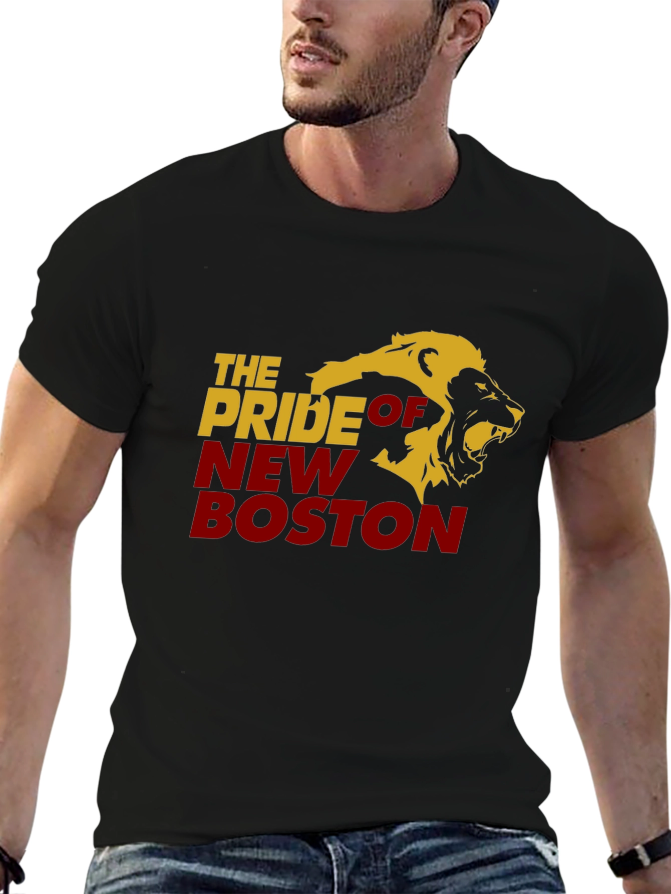 Pride of New Boston Lion Graphic Tee