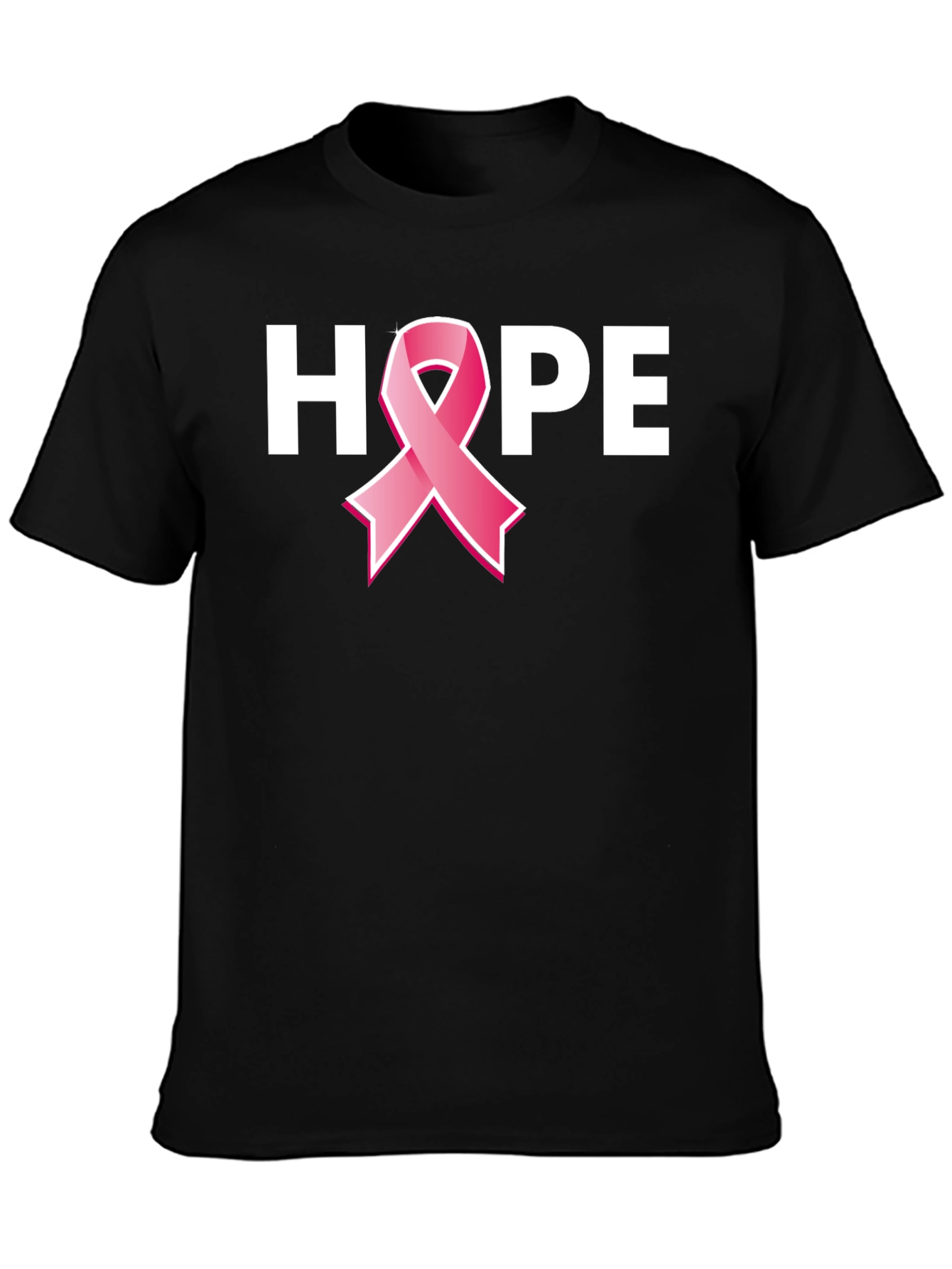 Hope Ribbon T-Shirt: Breast Cancer Awareness