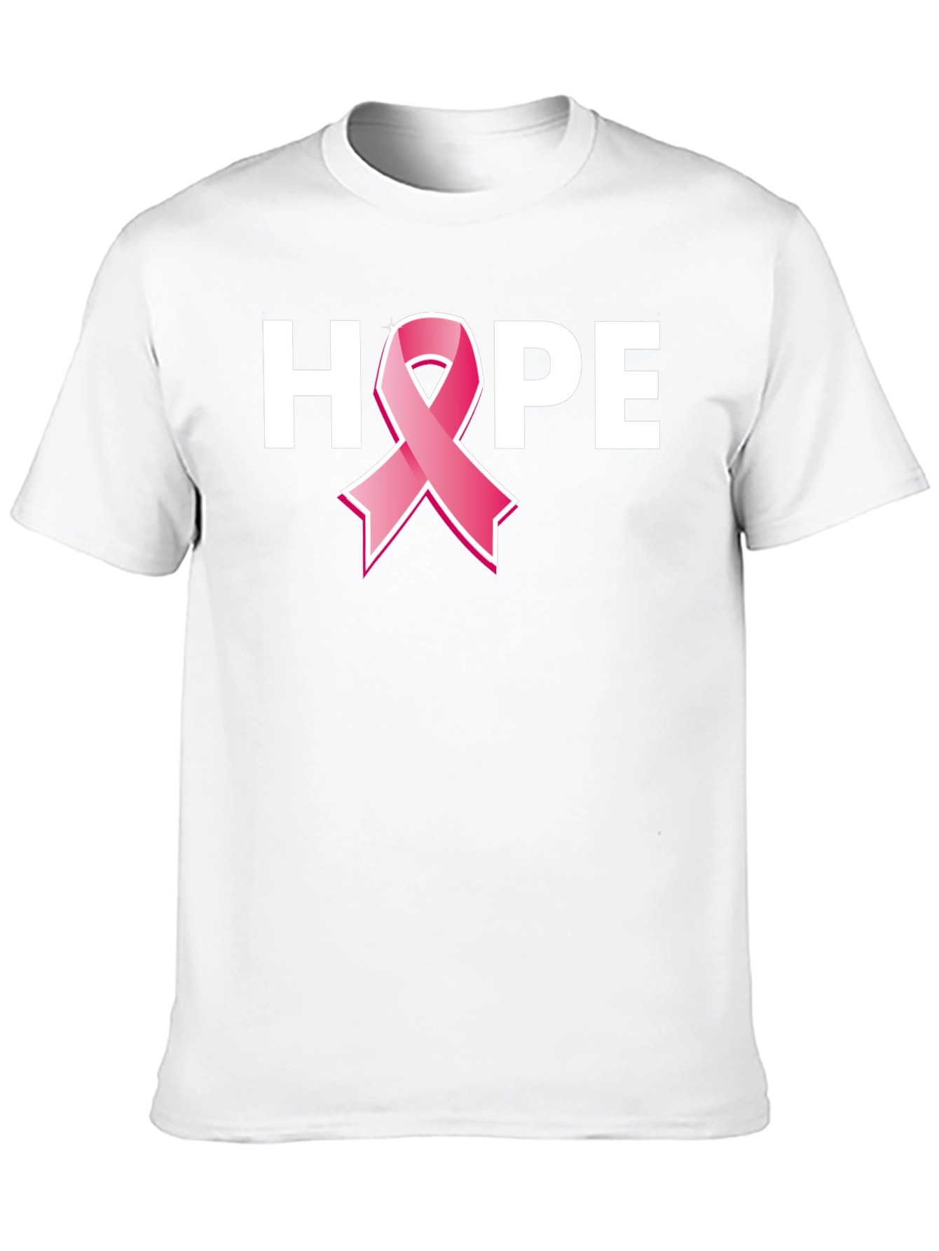 Hope Ribbon T-Shirt: Breast Cancer Awareness