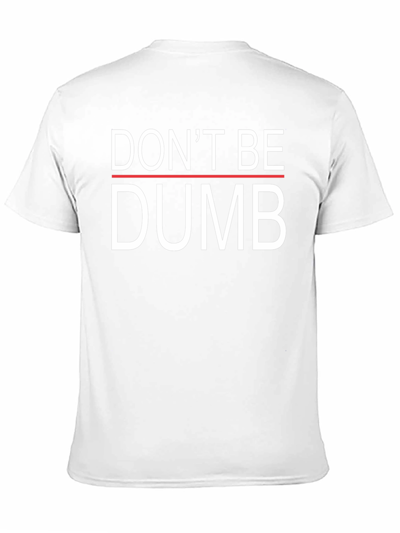 Dont Be Dumb Graphic Tee - Black