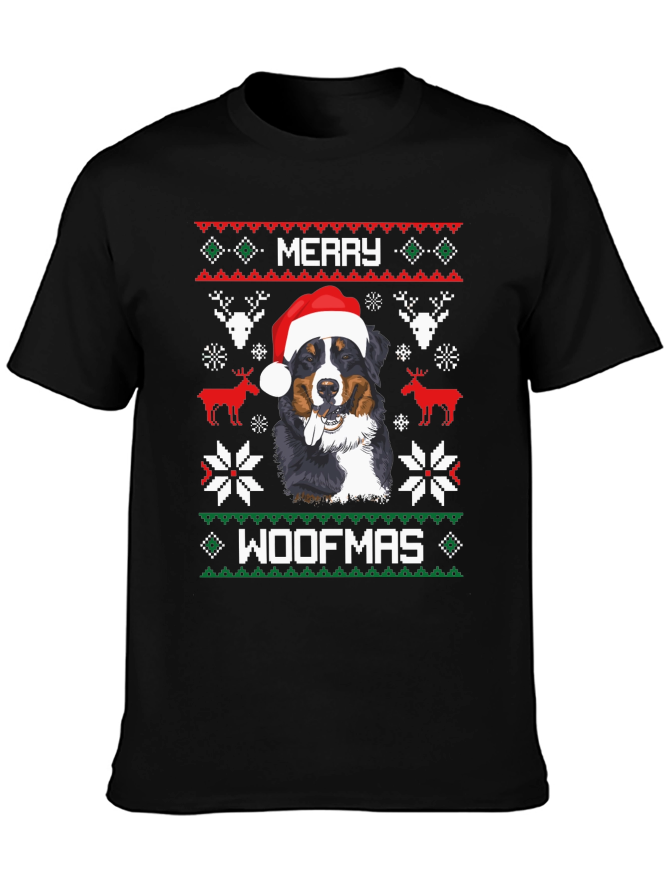 Merry Woofmas Dog Christmas T-Shirt