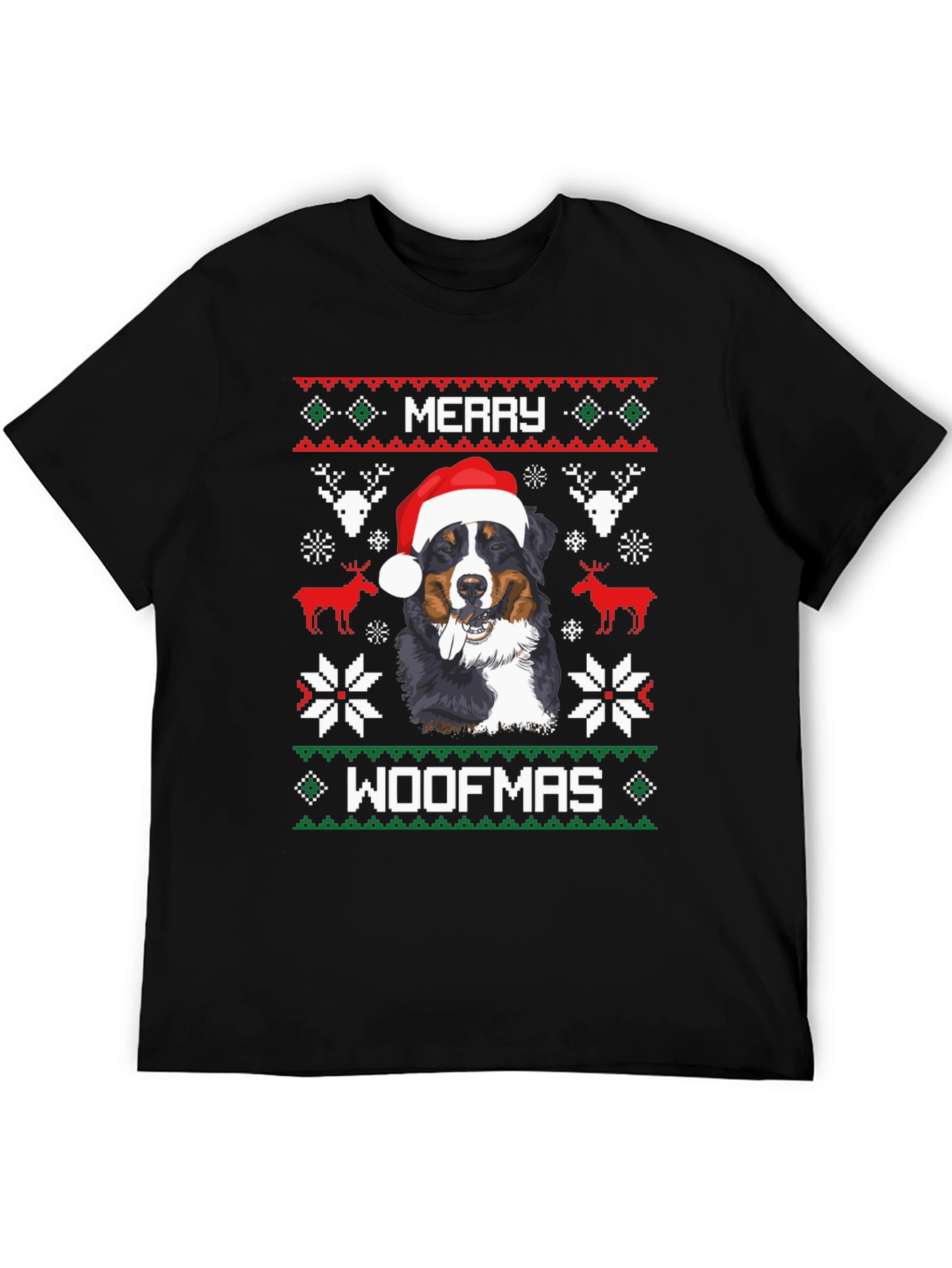 Merry Woofmas Dog Christmas T-Shirt
