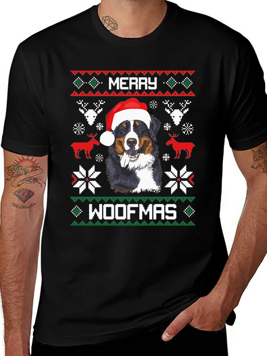 Merry Woofmas Dog Christmas T-Shirt