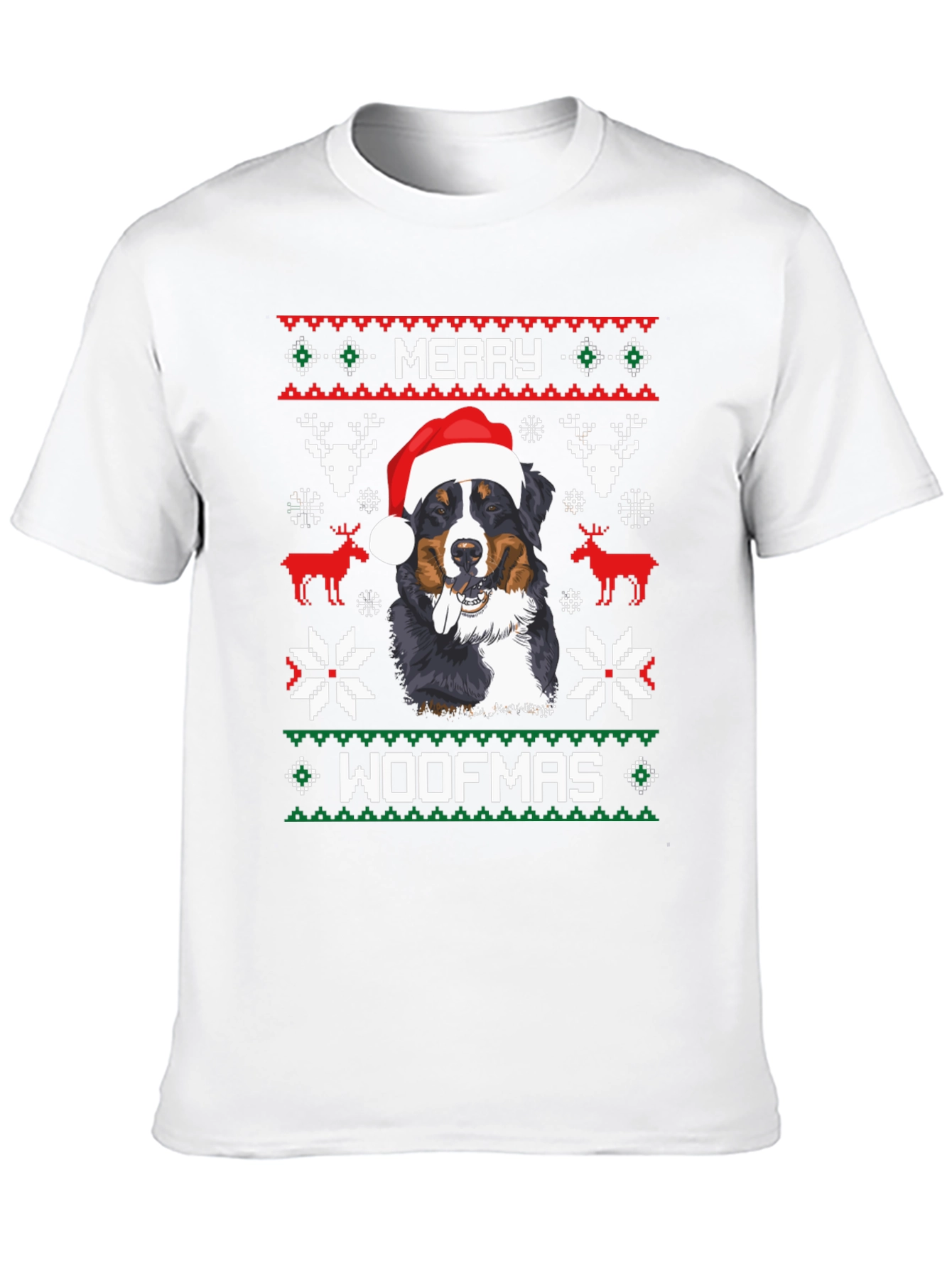Merry Woofmas Dog Christmas T-Shirt