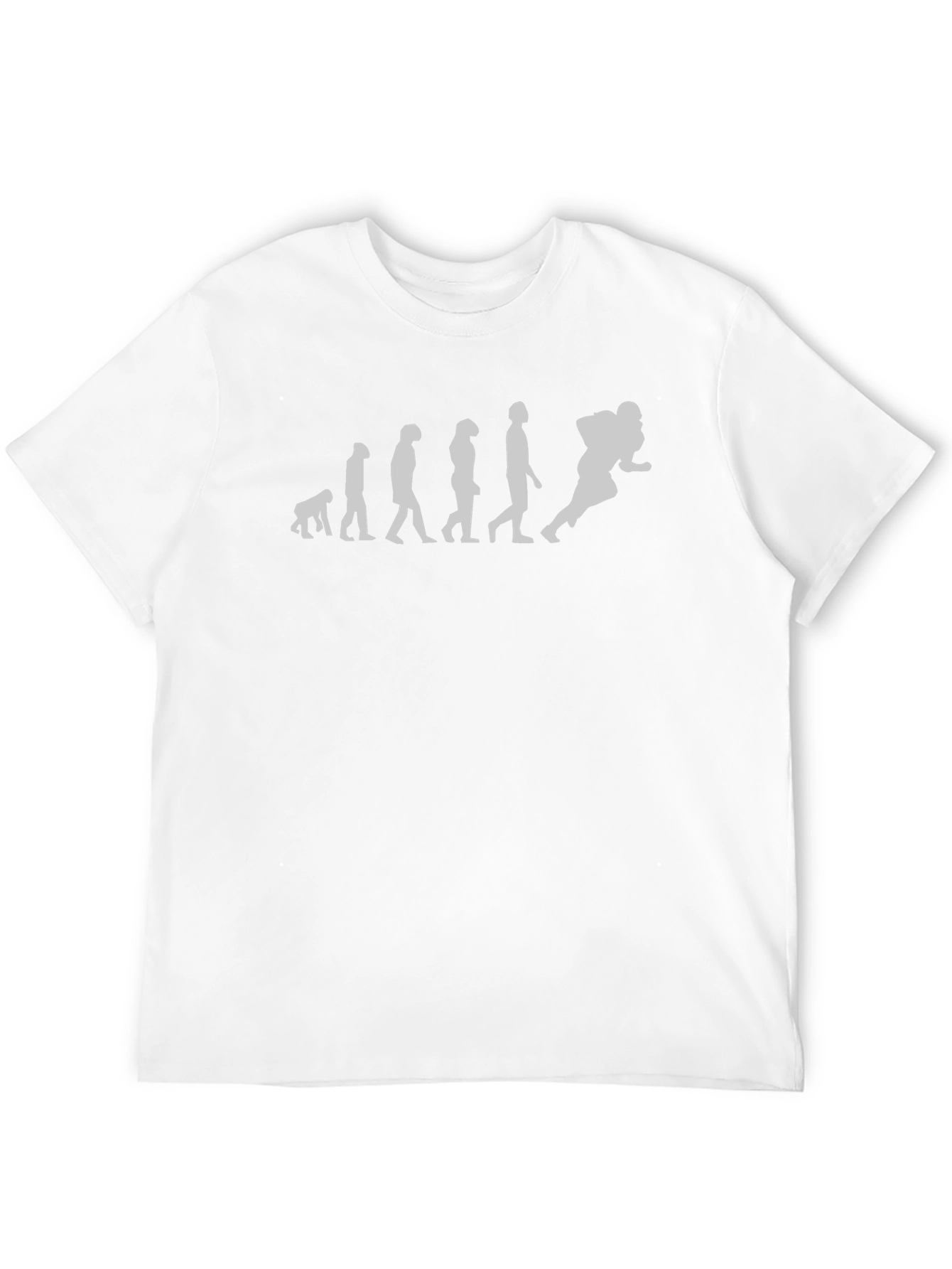 Evolution of Football Black T-Shirt