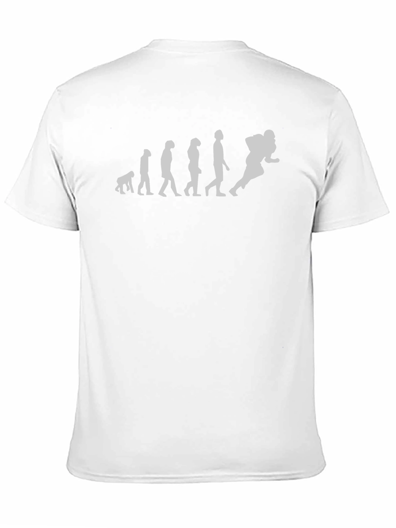 Evolution of Football Black T-Shirt