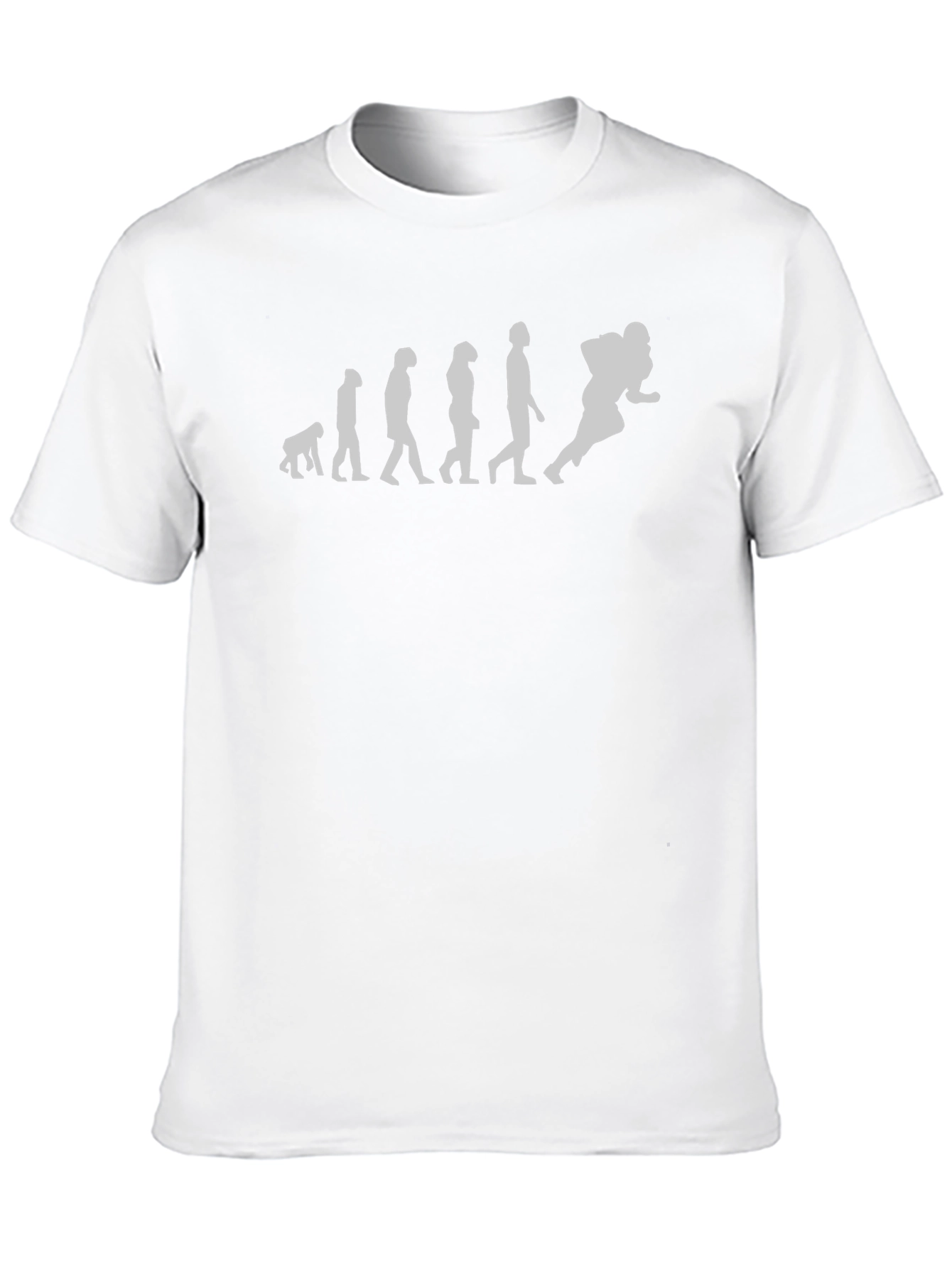 Evolution of Football Black T-Shirt